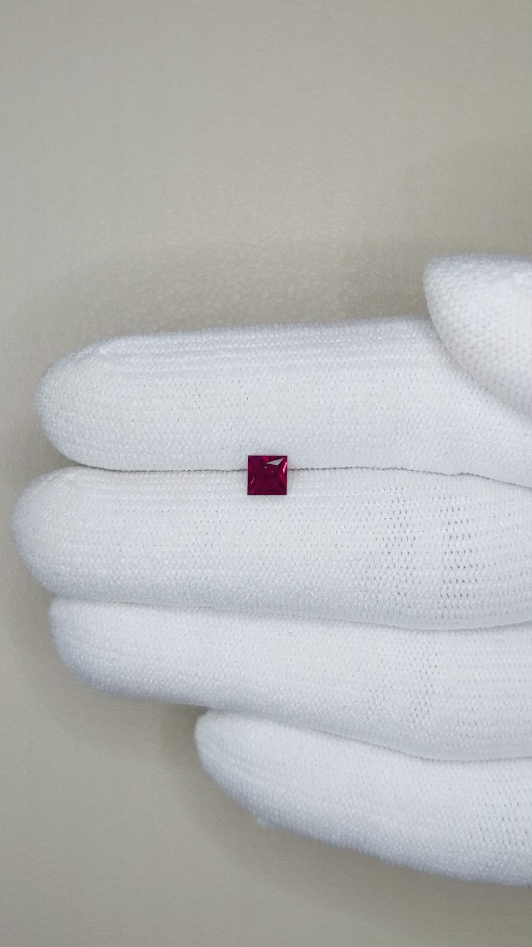 0.36 Ct. Ruby from Mozambique Size Video