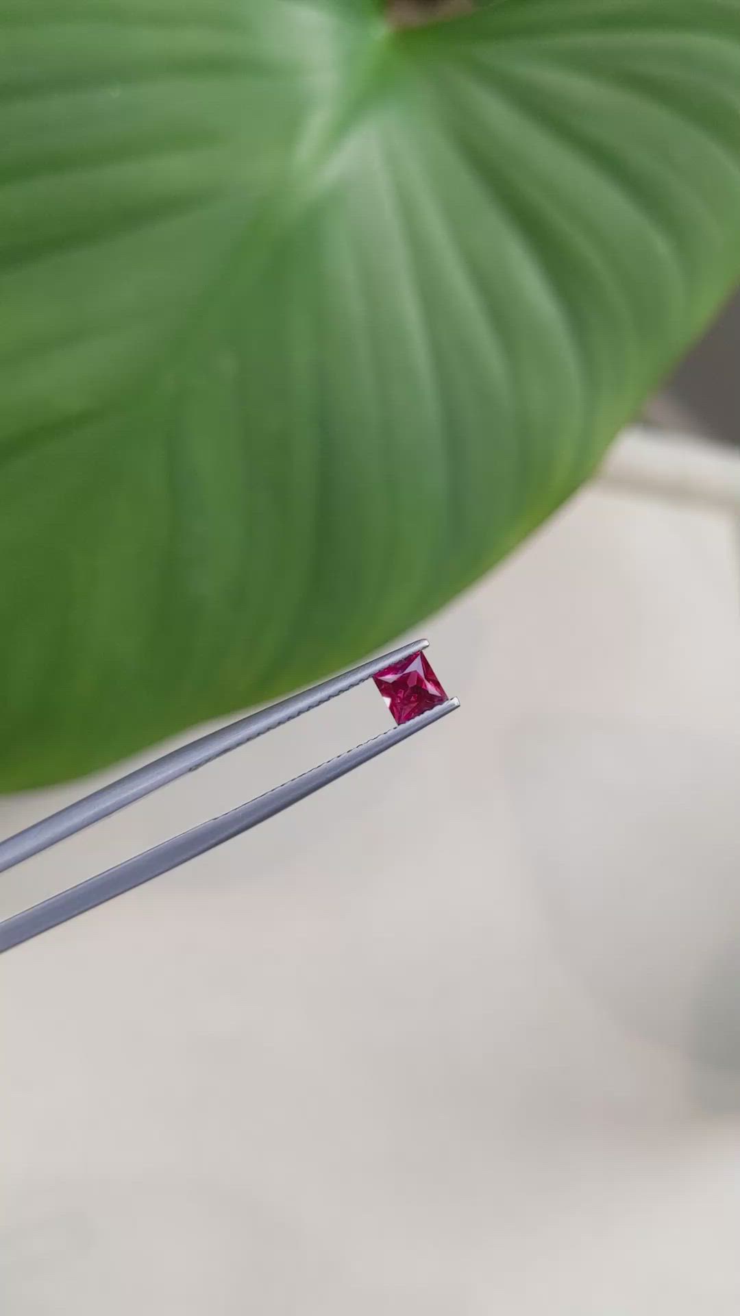 0.43 Ct. Ruby from Mozambique Size Video