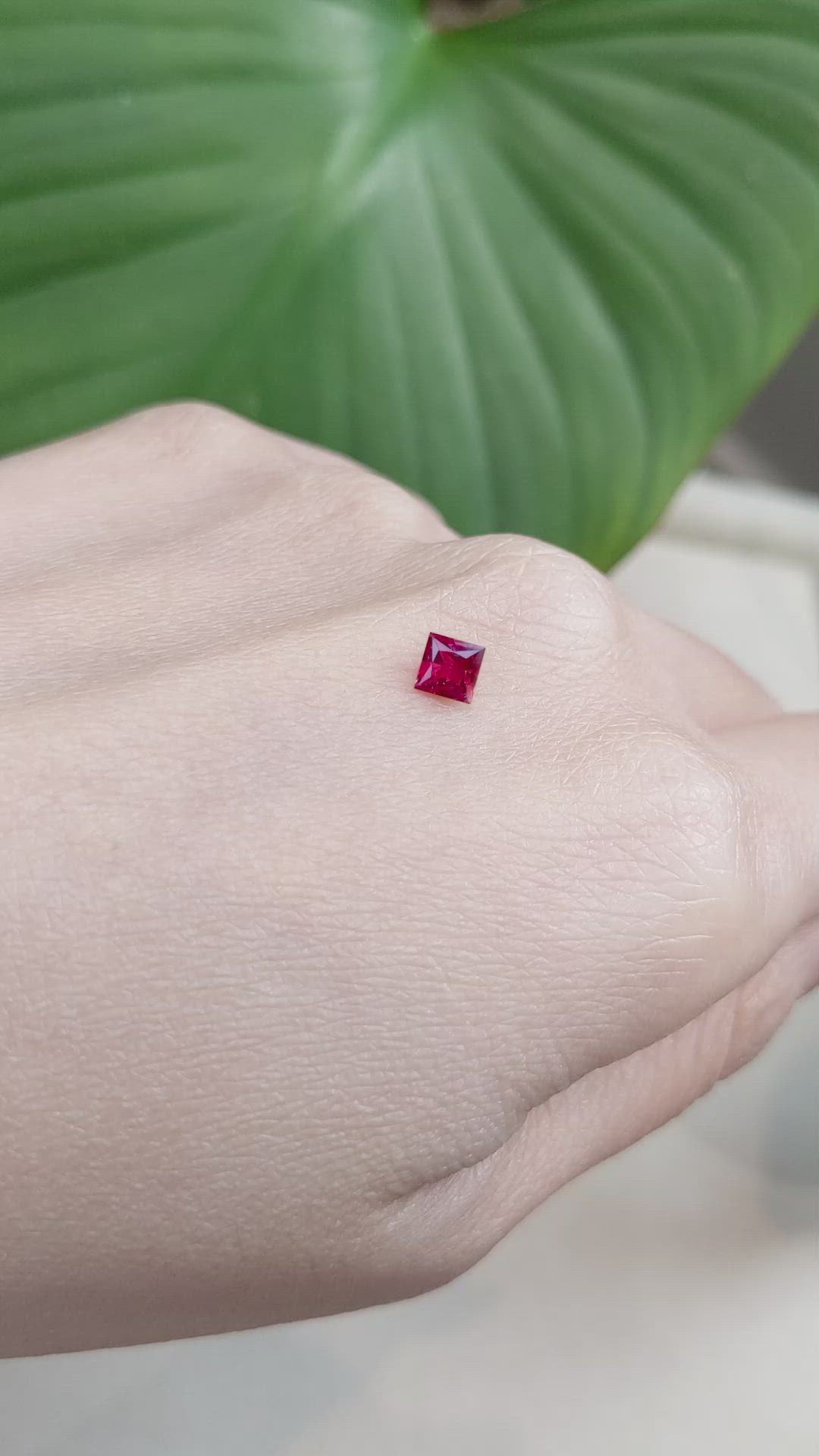 0.43 Ct. Ruby from Mozambique Size Video