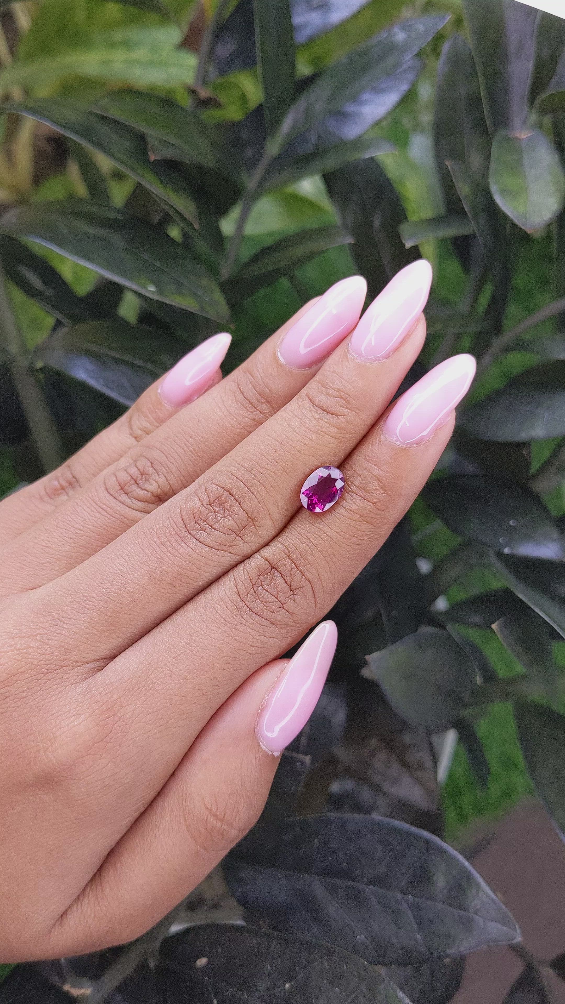 2.03 Ct. Ruby from Madagascar Size Video