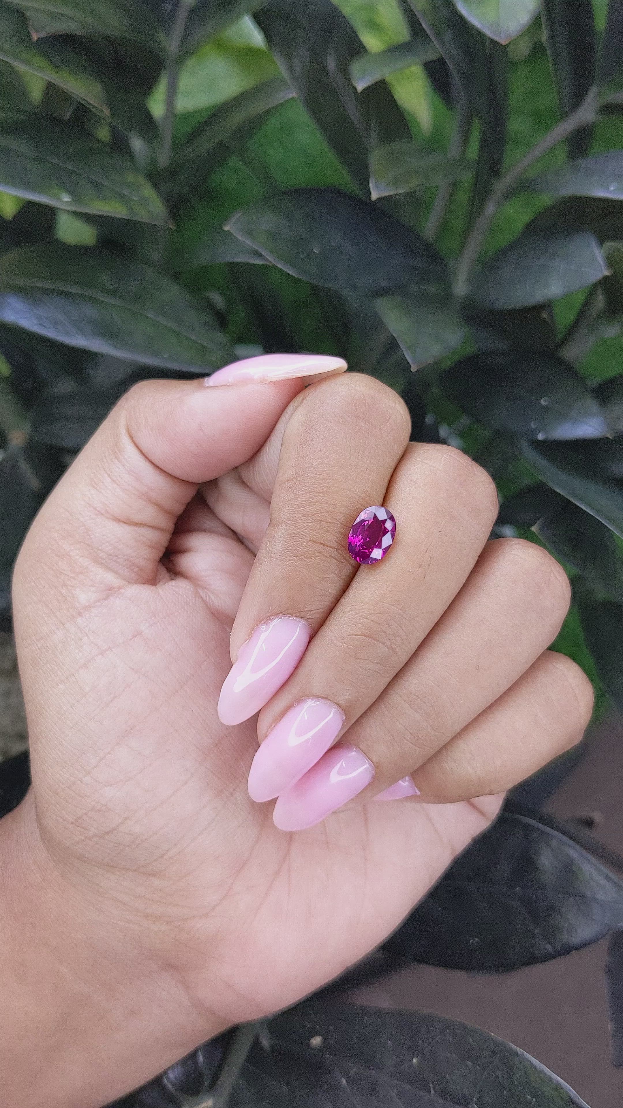 2.03 Ct. Ruby from Madagascar Size Video