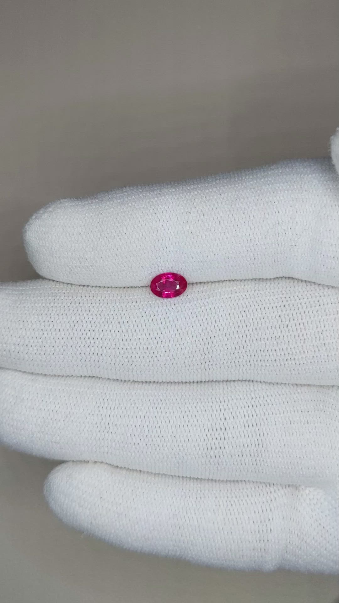 0.48 Ct. Ruby from Mozambique Size Video