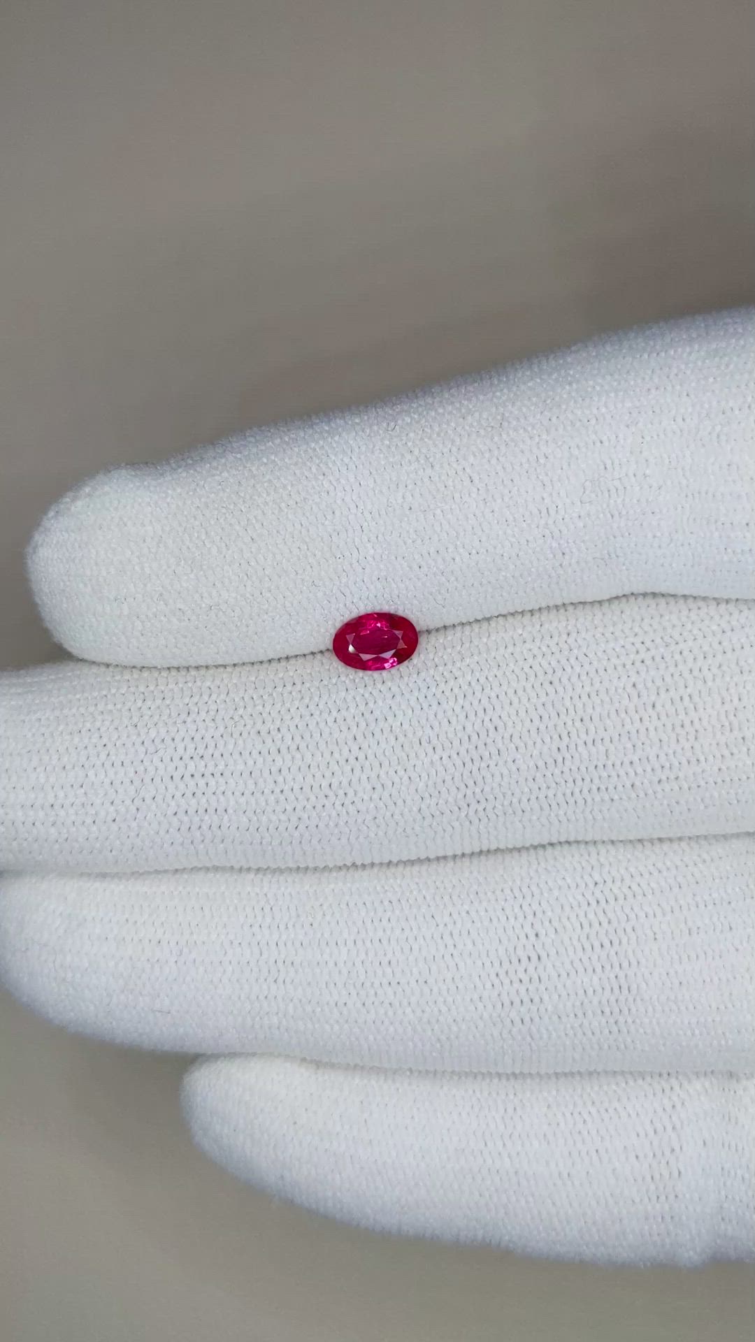 0.49 Ct. Ruby from Mozambique Size Video