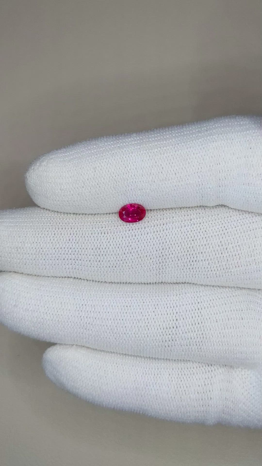 0.51 Ct. Ruby from Mozambique Size Video