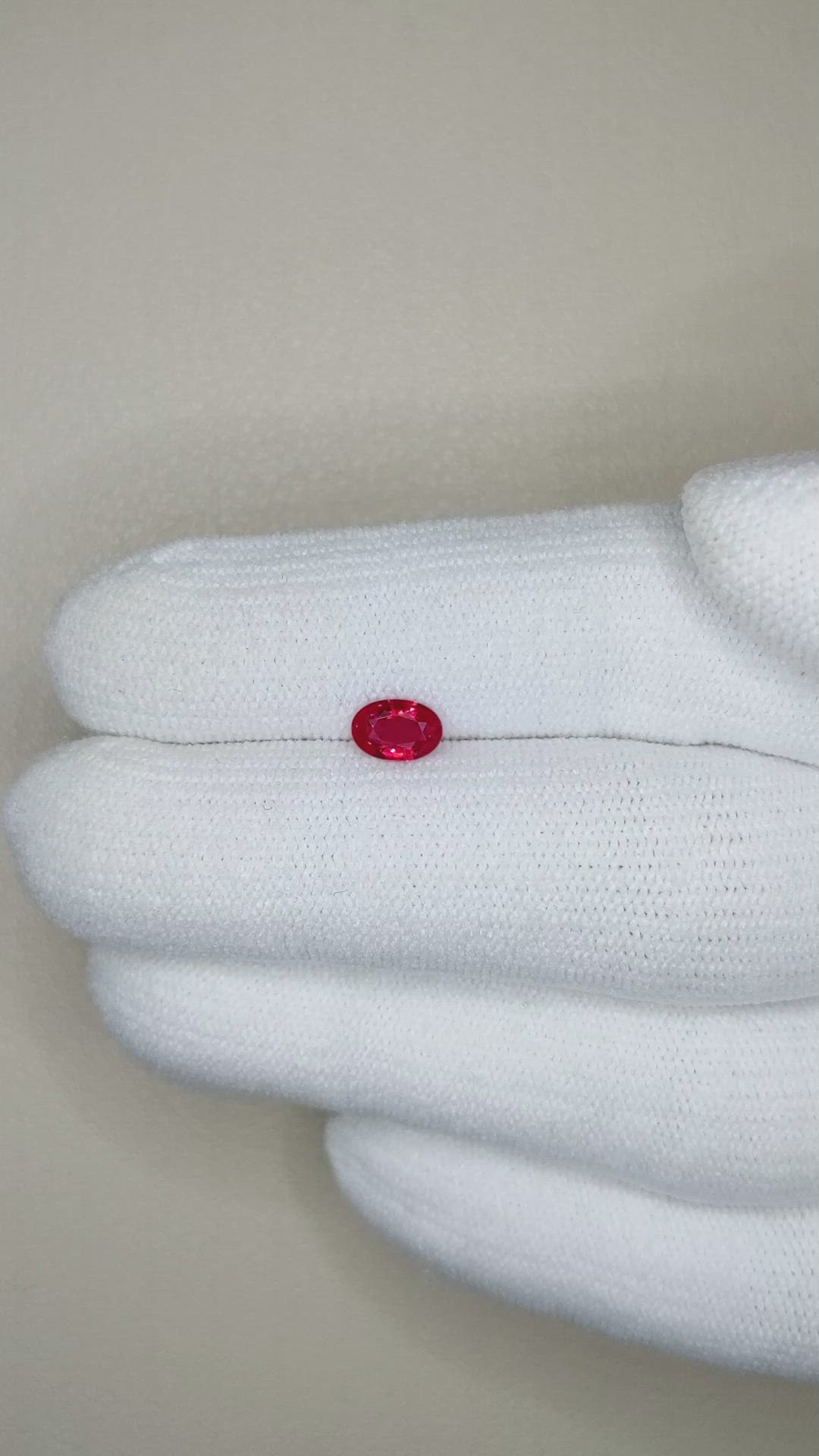 0.49 Ct. Ruby from Mozambique Size Video