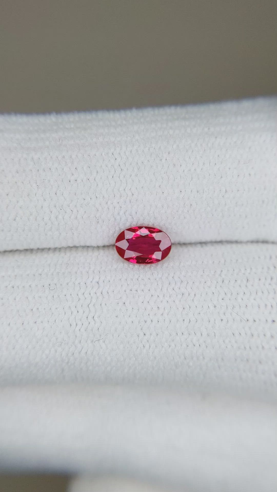 0.49 Ct. Ruby from Mozambique Size Video