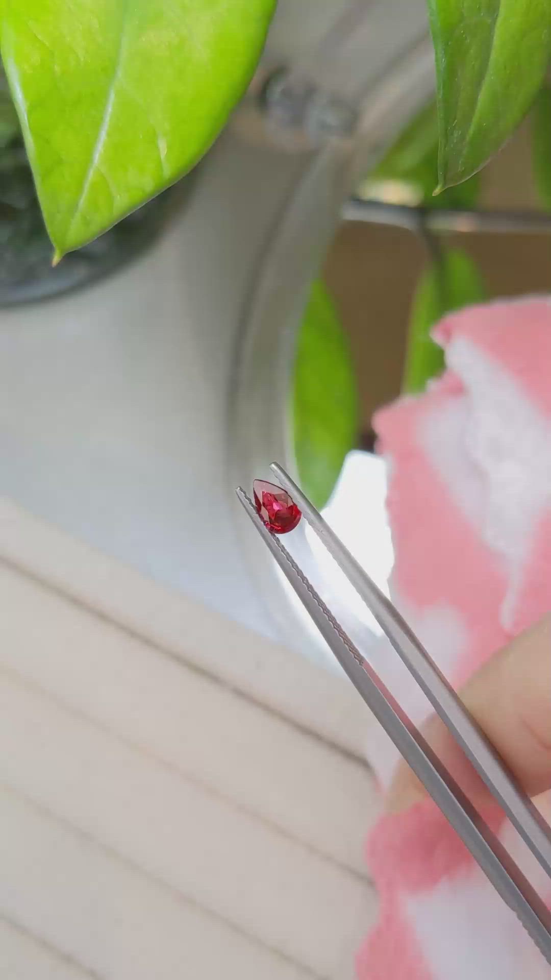 0.43 Ct. Ruby from Mozambique Size Video