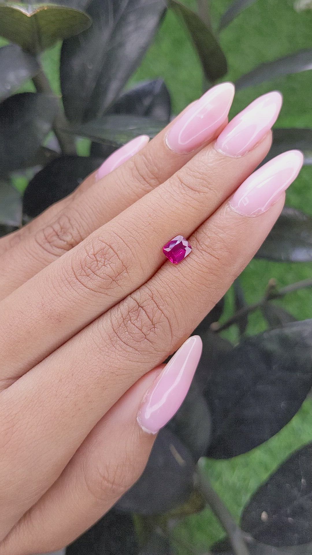 0.70 Ct. Ruby from Madagascar Size Video