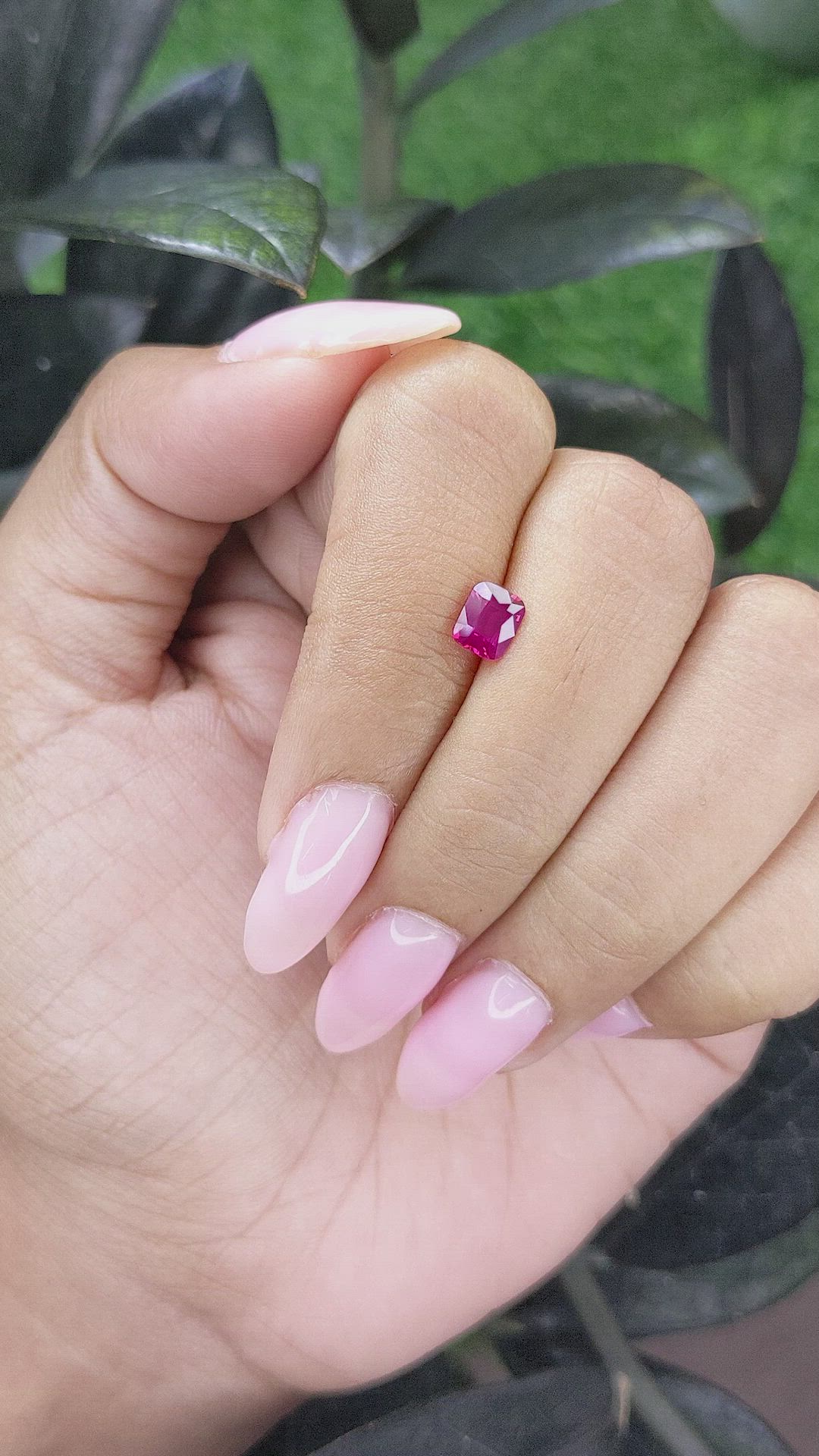 0.70 Ct. Ruby from Madagascar Size Video