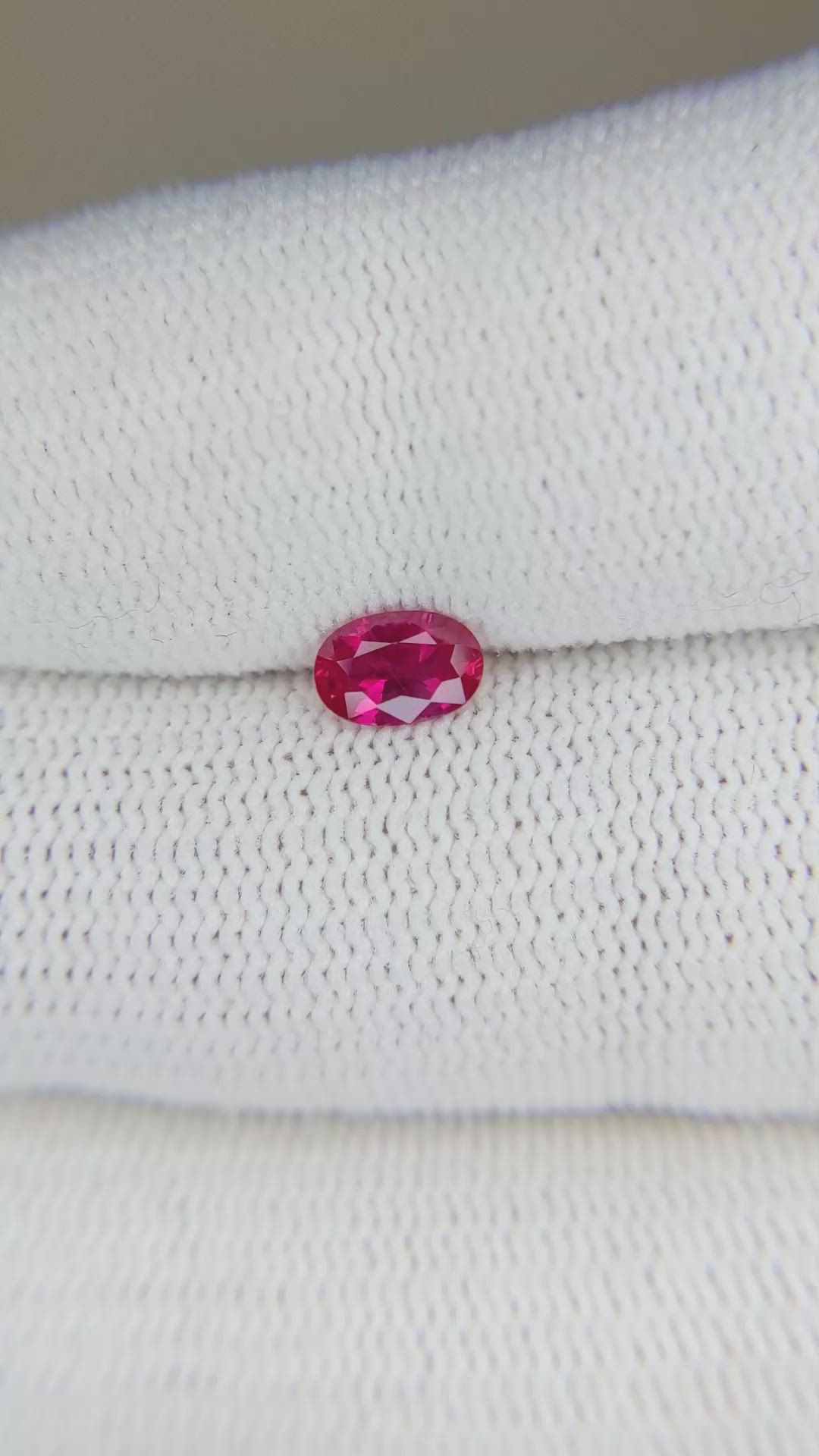 0.50 Ct. Ruby from Burma (Myanmar) Size Video
