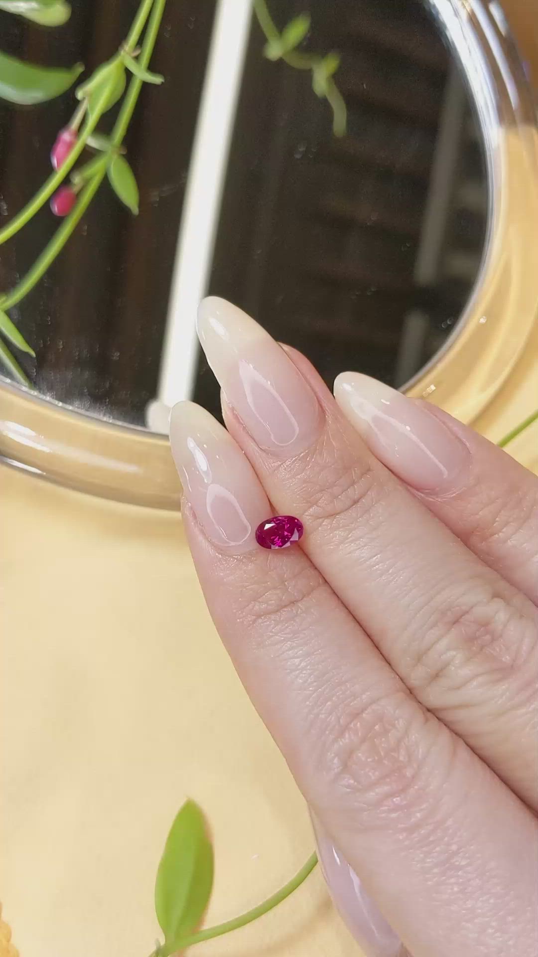 0.55 Ct. Ruby from Burma (Myanmar) Size Video