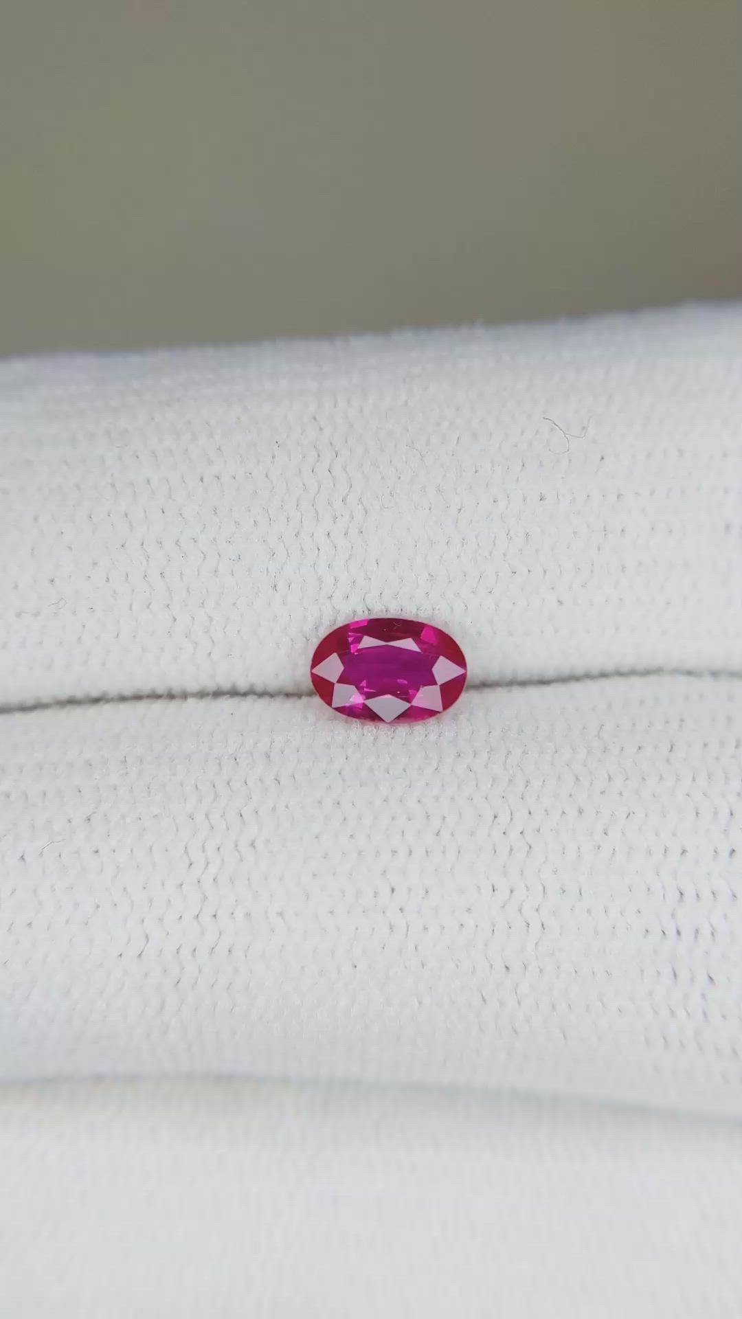 0.54 Ct. Ruby from Burma (Myanmar) Size Video