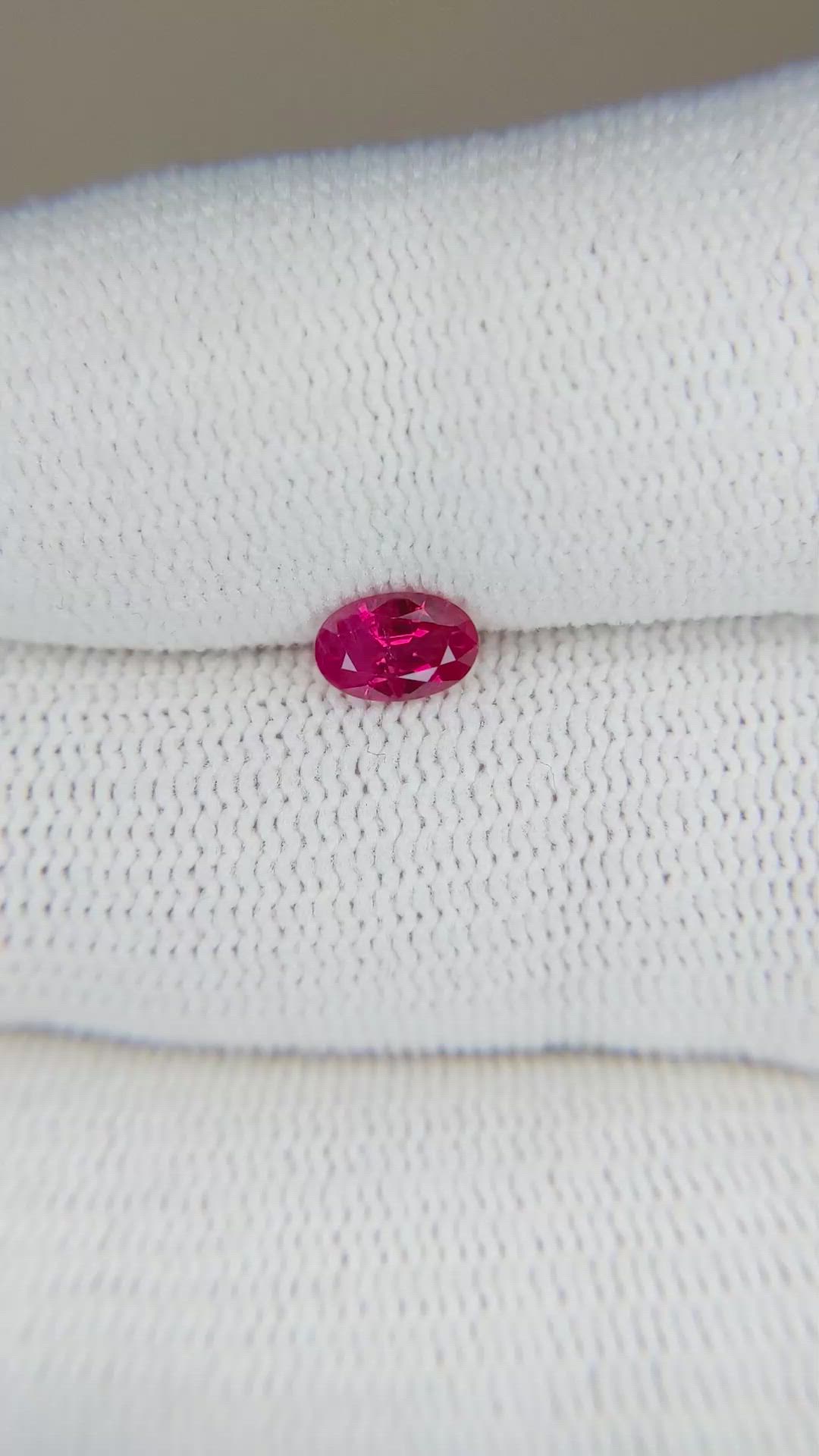 0.55 Ct. Ruby from Burma (Myanmar) Size Video