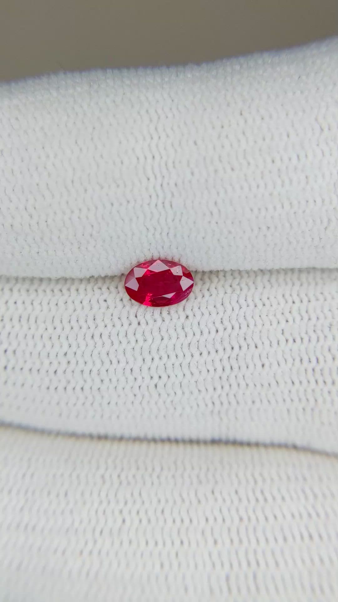 0.45 Ct. Ruby from Burma (Myanmar) Size Video