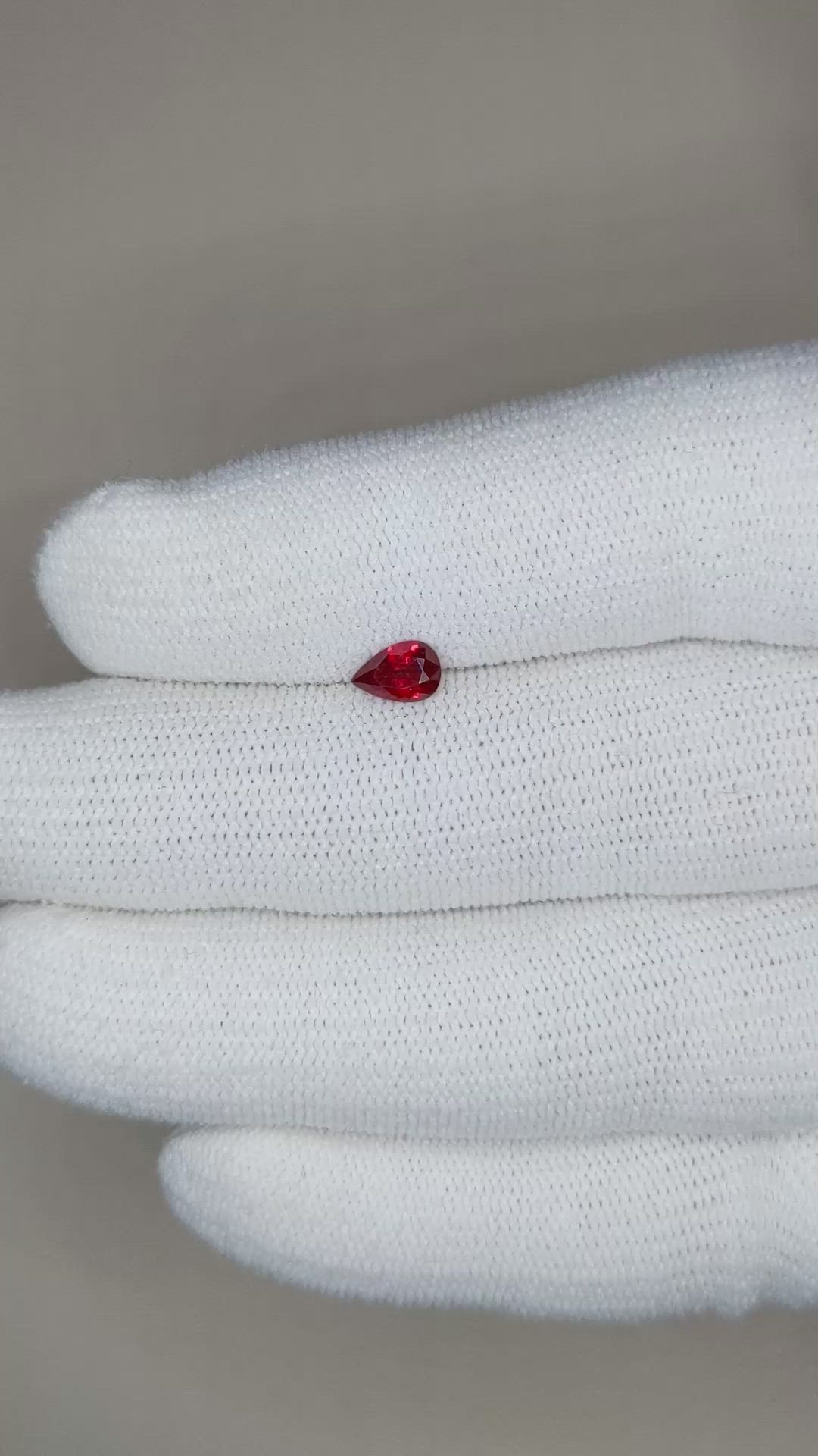 0.46 Ct. Ruby from Thailand Size Video