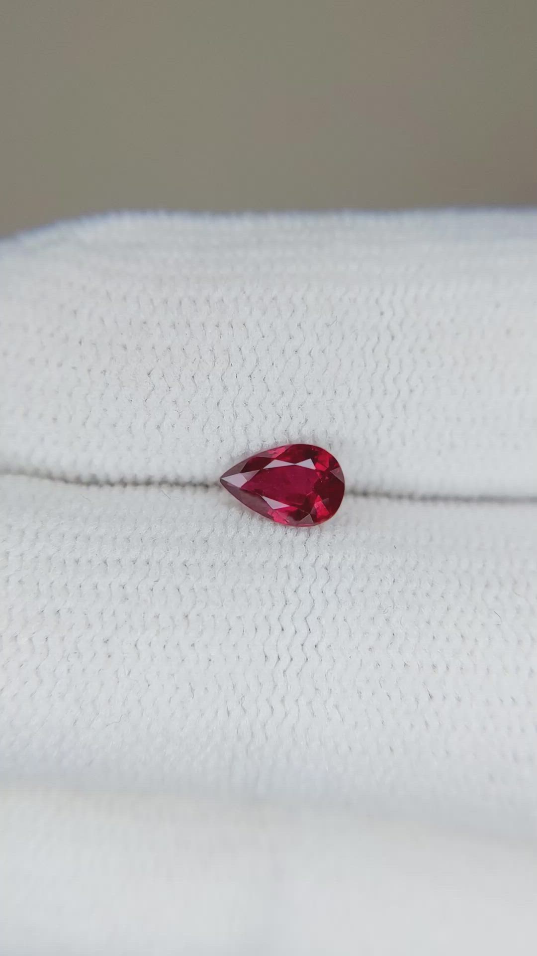 0.44 Ct. Ruby from Thailand Size Video