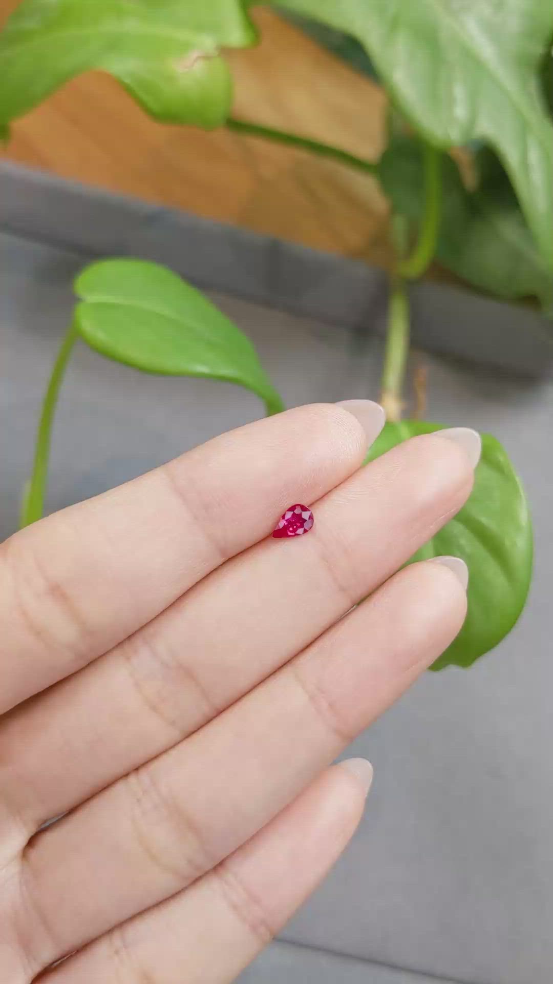 0.41 Ct. Ruby from Burma (Myanmar) Size Video