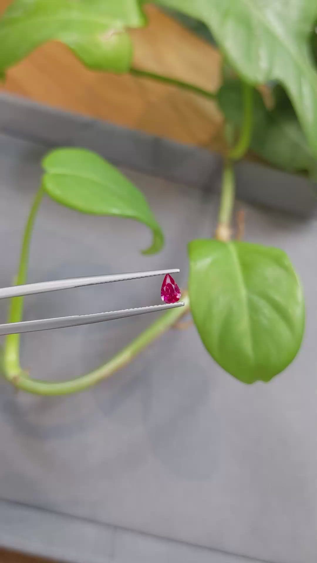 0.41 Ct. Ruby from Burma (Myanmar) Size Video