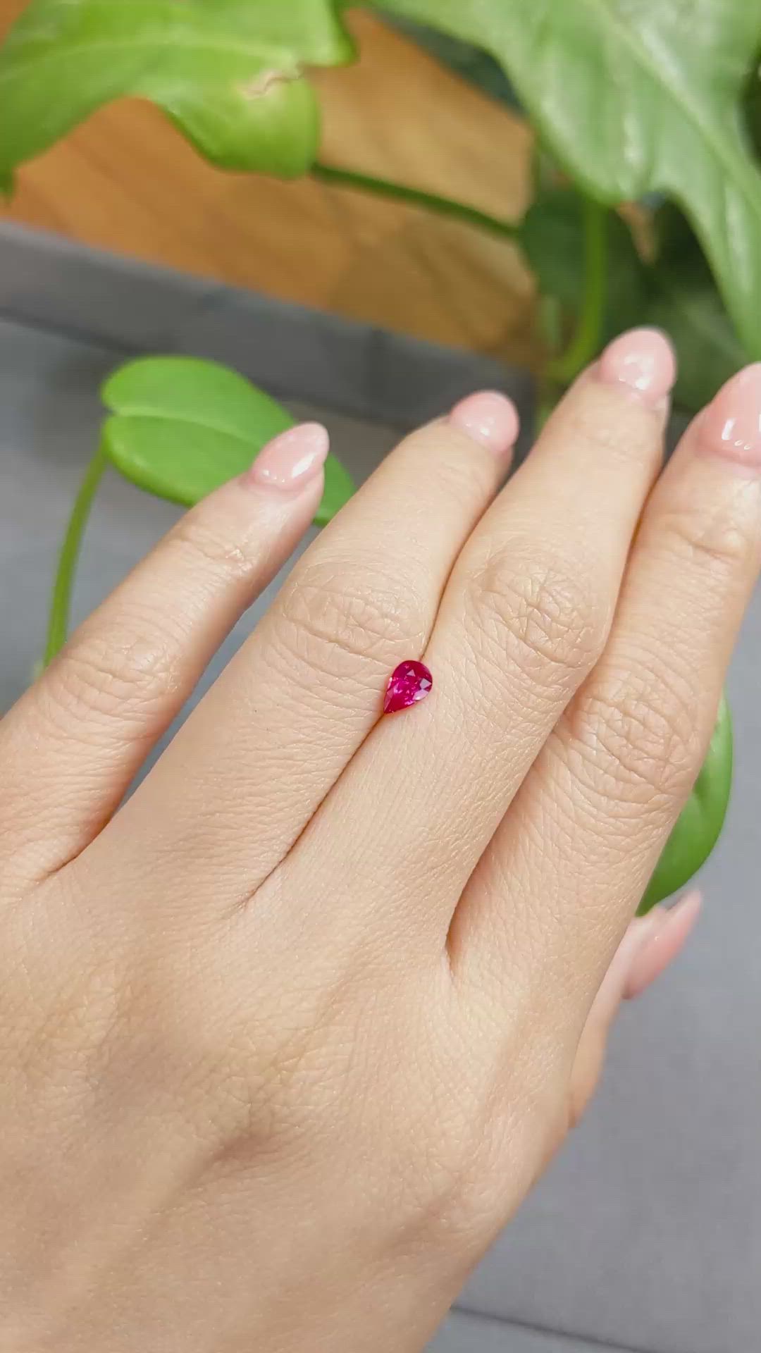 0.41 Ct. Ruby from Burma (Myanmar) Size Video