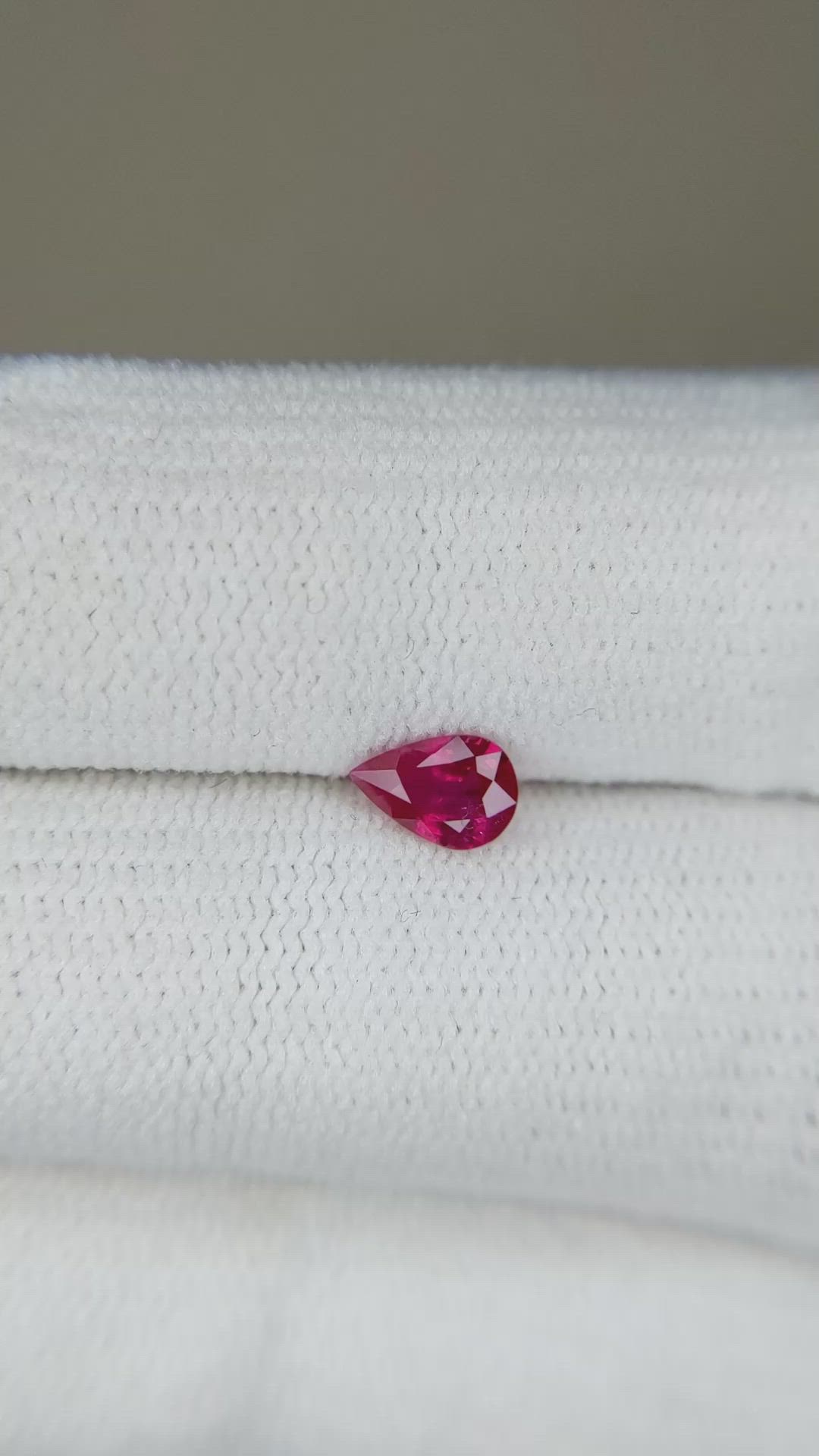 0.42 Ct. Ruby from Burma (Myanmar) Size Video