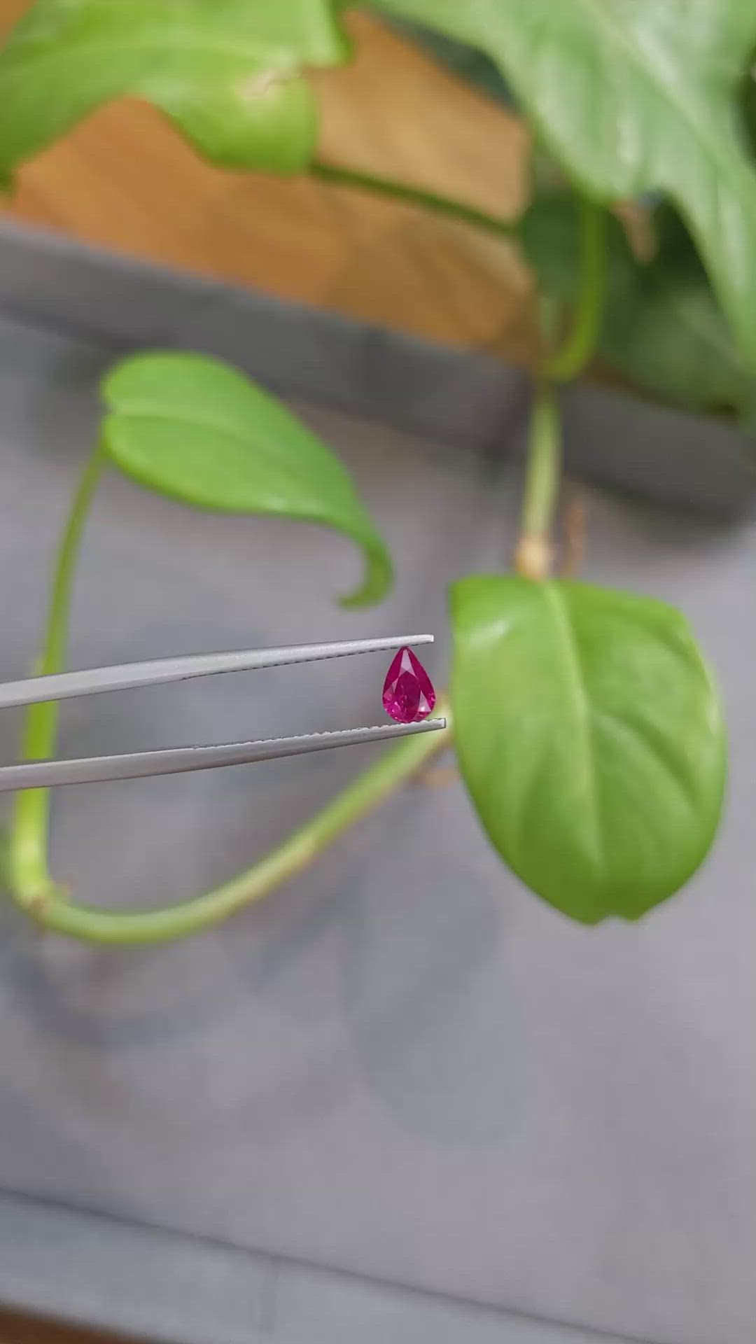 0.42 Ct. Ruby from Burma (Myanmar) Size Video