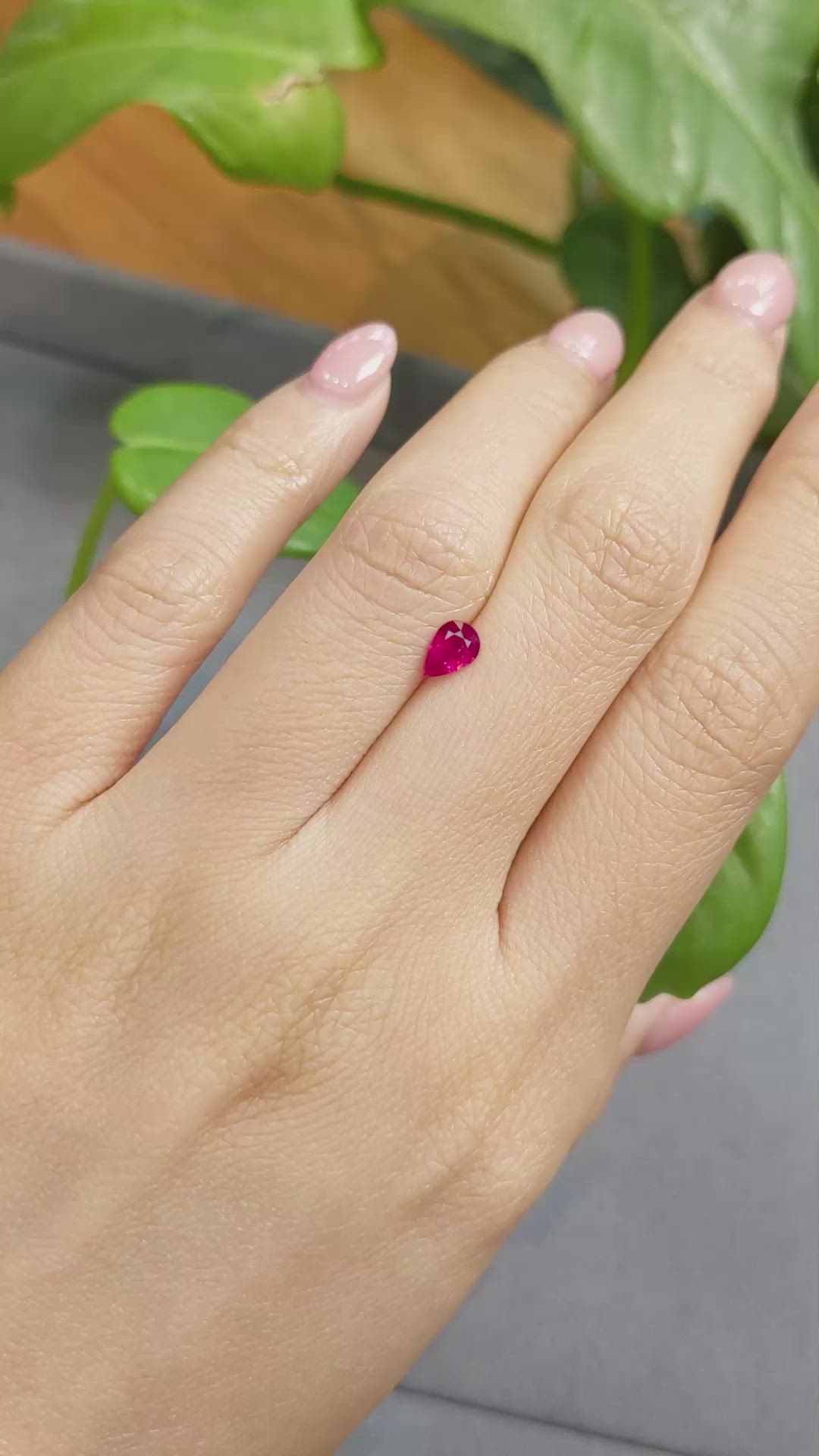 0.42 Ct. Ruby from Burma (Myanmar) Size Video