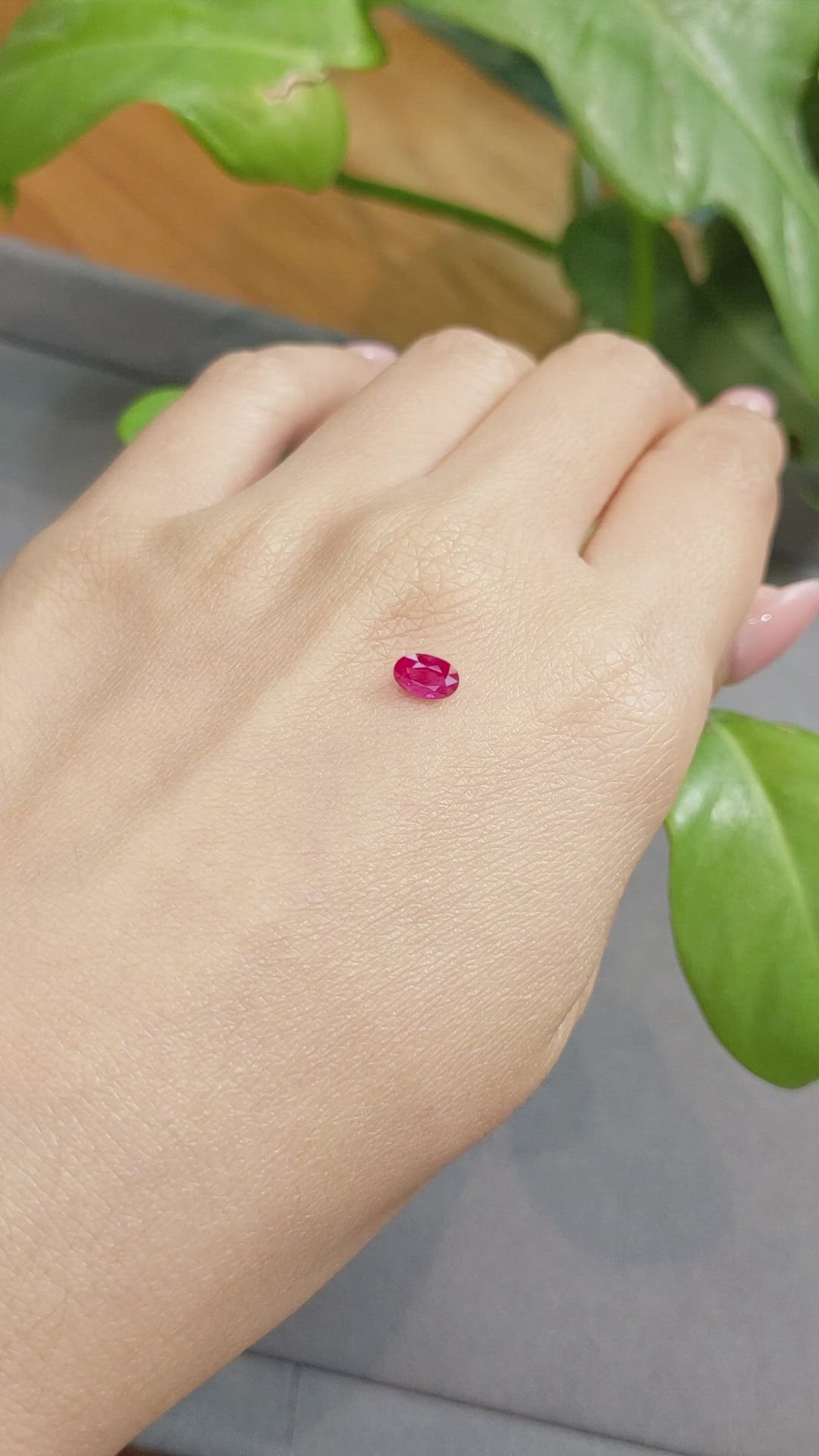 0.60 Ct. Ruby from Burma (Myanmar) Size Video