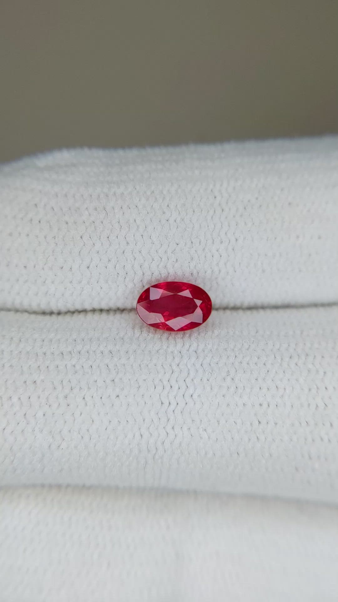 0.72 Ct. Ruby from Burma (Myanmar) Size Video