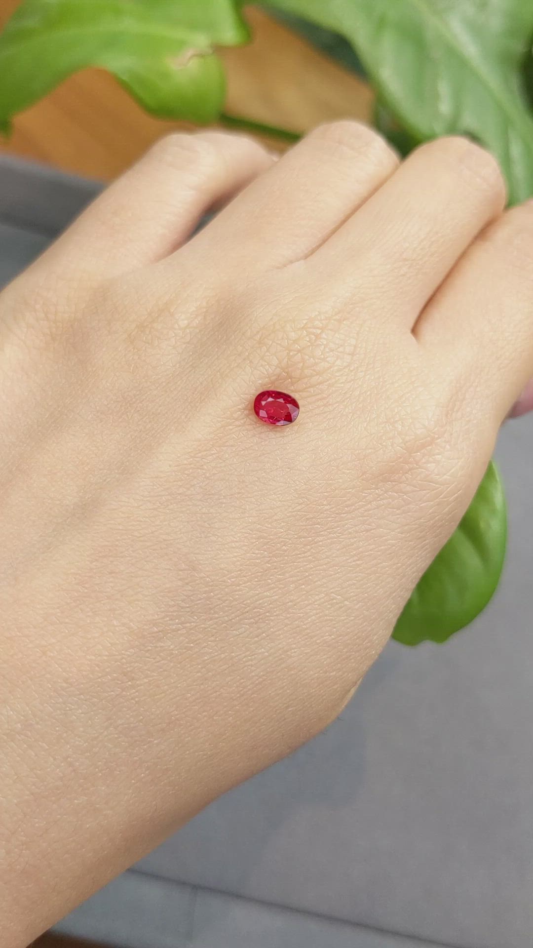 0.50 Ct. Ruby from Burma (Myanmar) Size Video