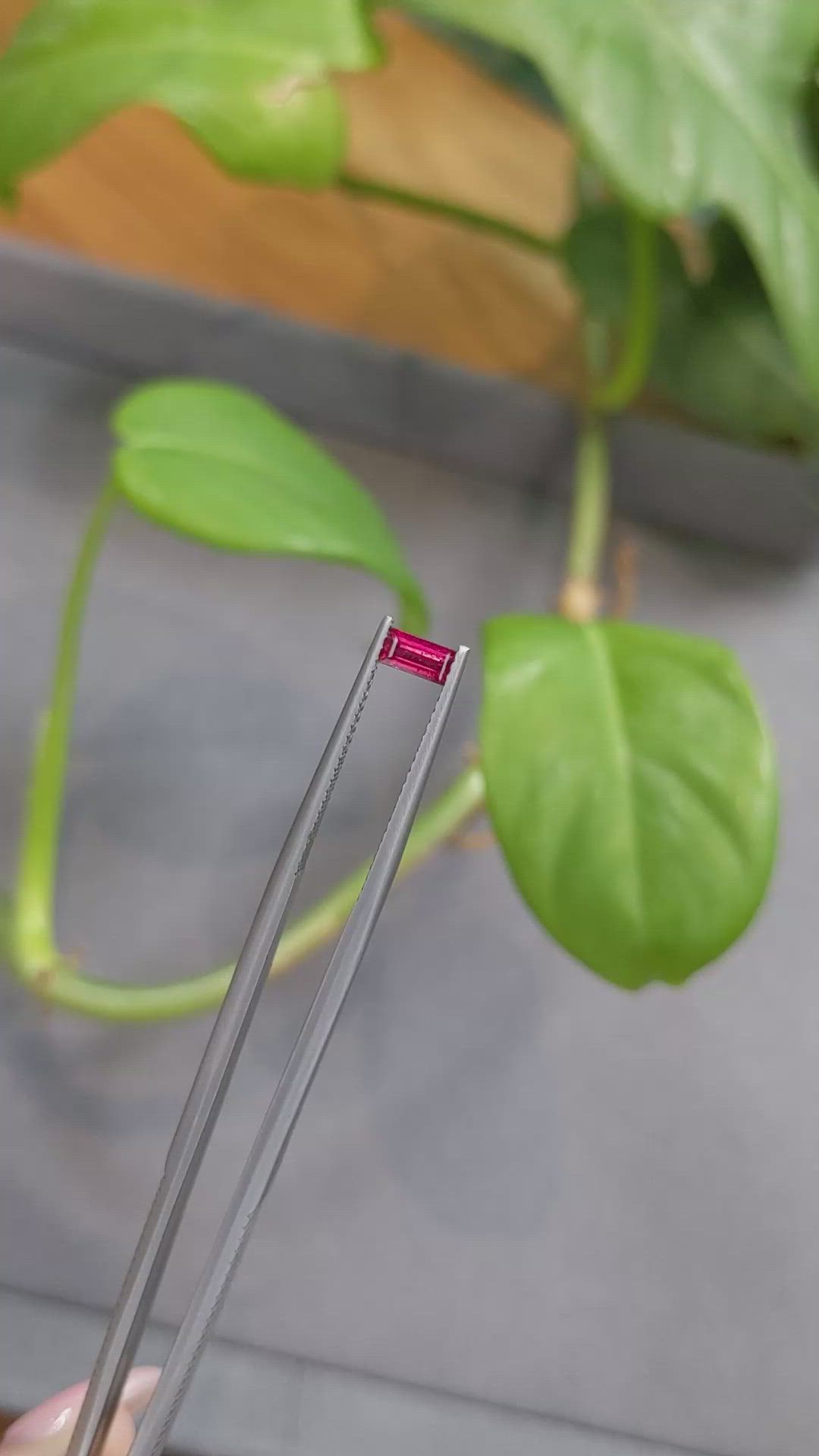 0.34 Ct. Ruby from Thailand Size Video