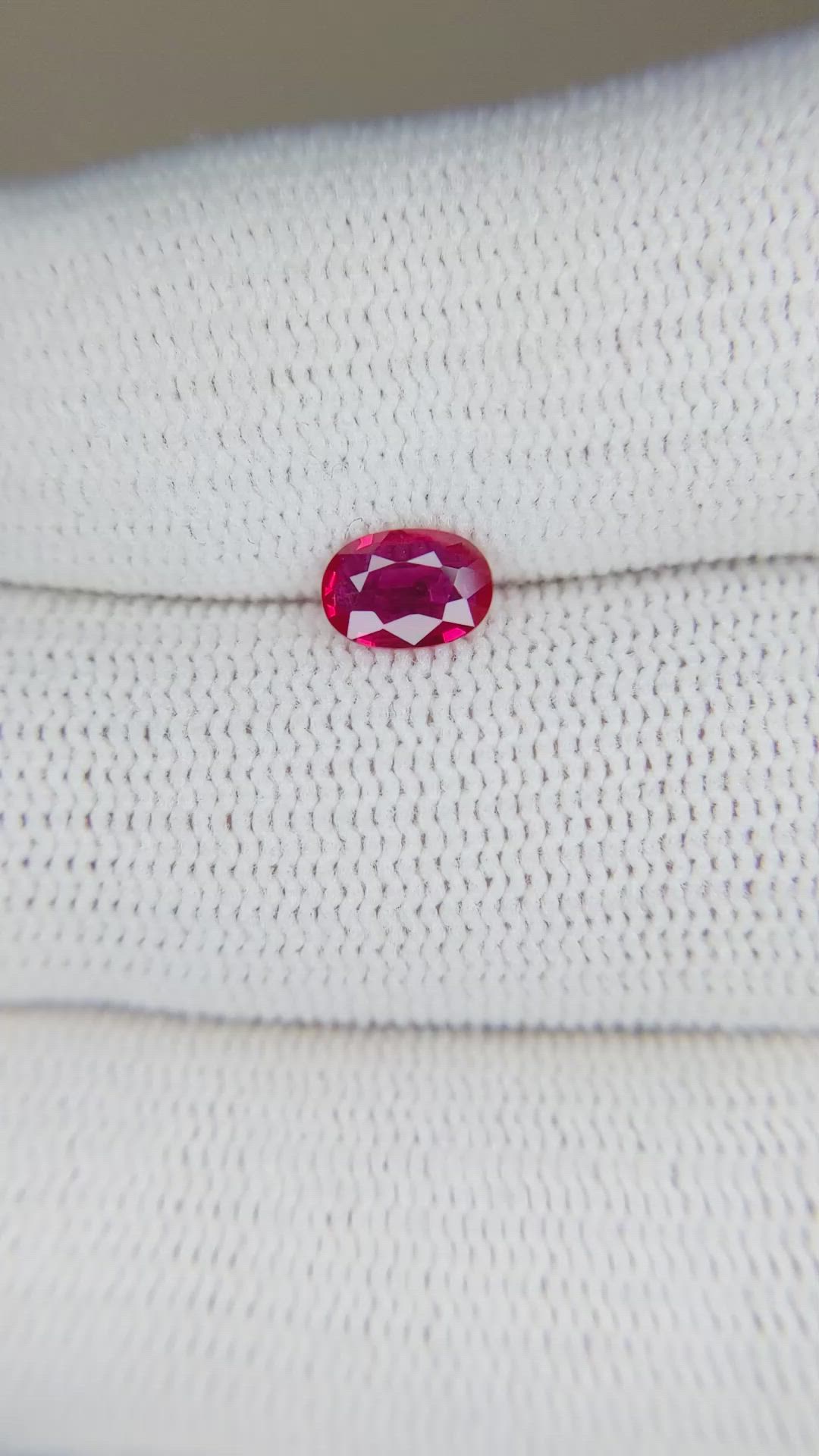 0.50 Ct. Ruby from Burma (Myanmar) Size Video