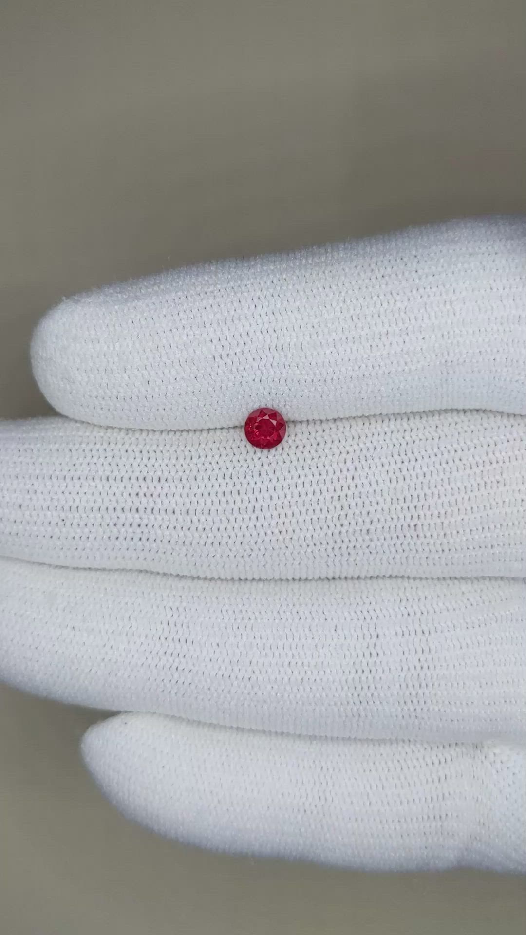 0.33 Ct. Ruby from Mozambique Size Video