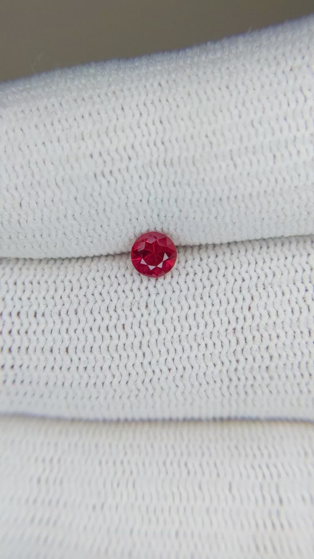 0.33 Ct. Ruby from Mozambique Size Video