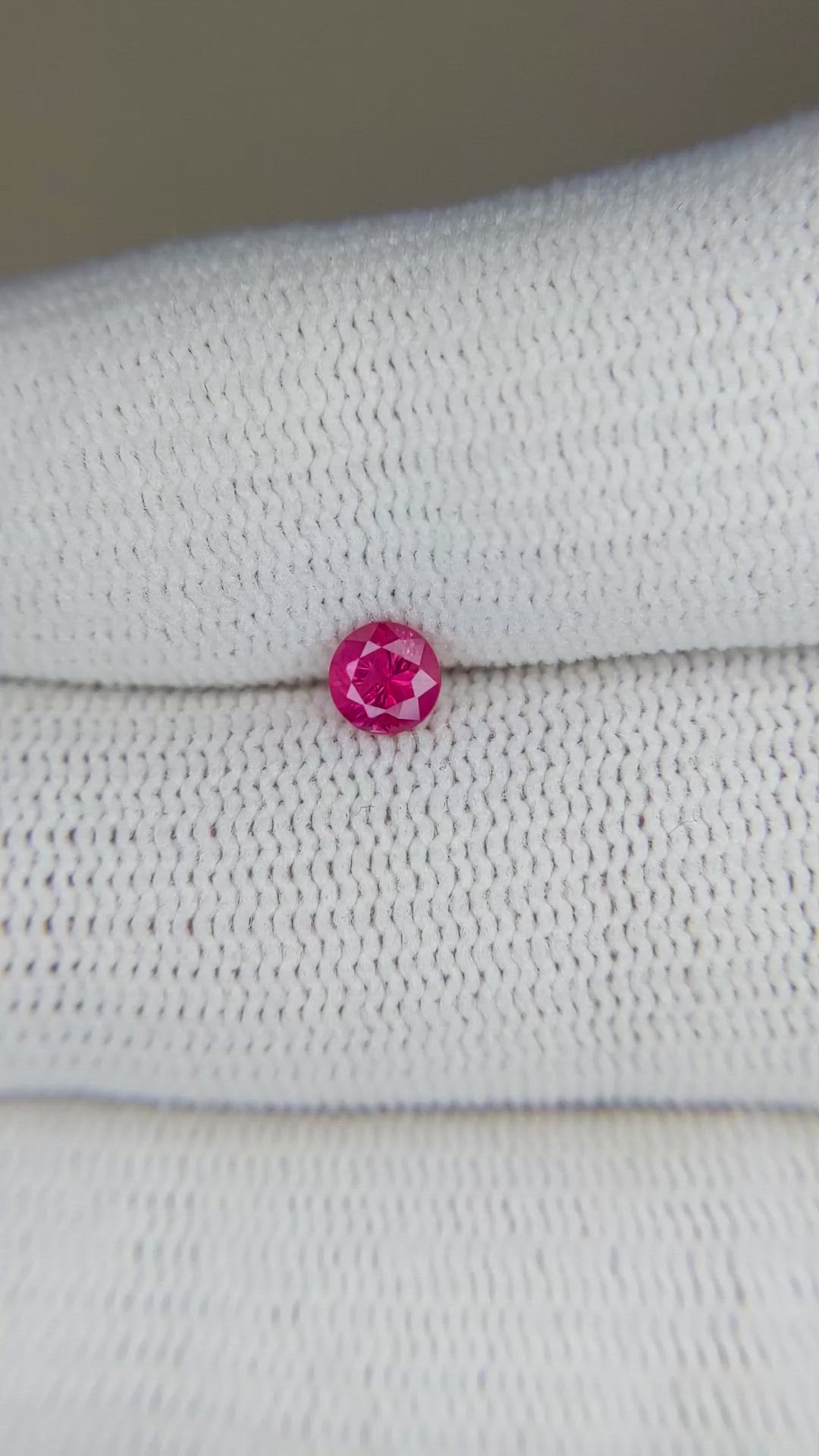 0.35 Ct. Ruby from Mozambique Size Video