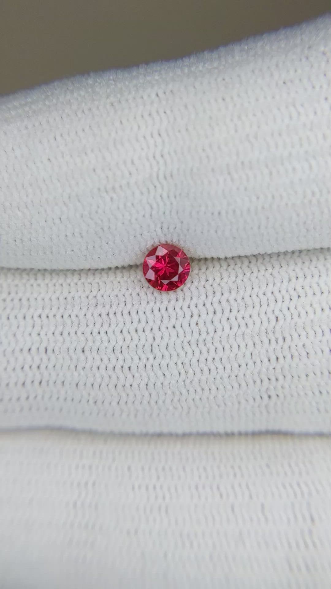 0.34 Ct. Ruby from Mozambique Size Video