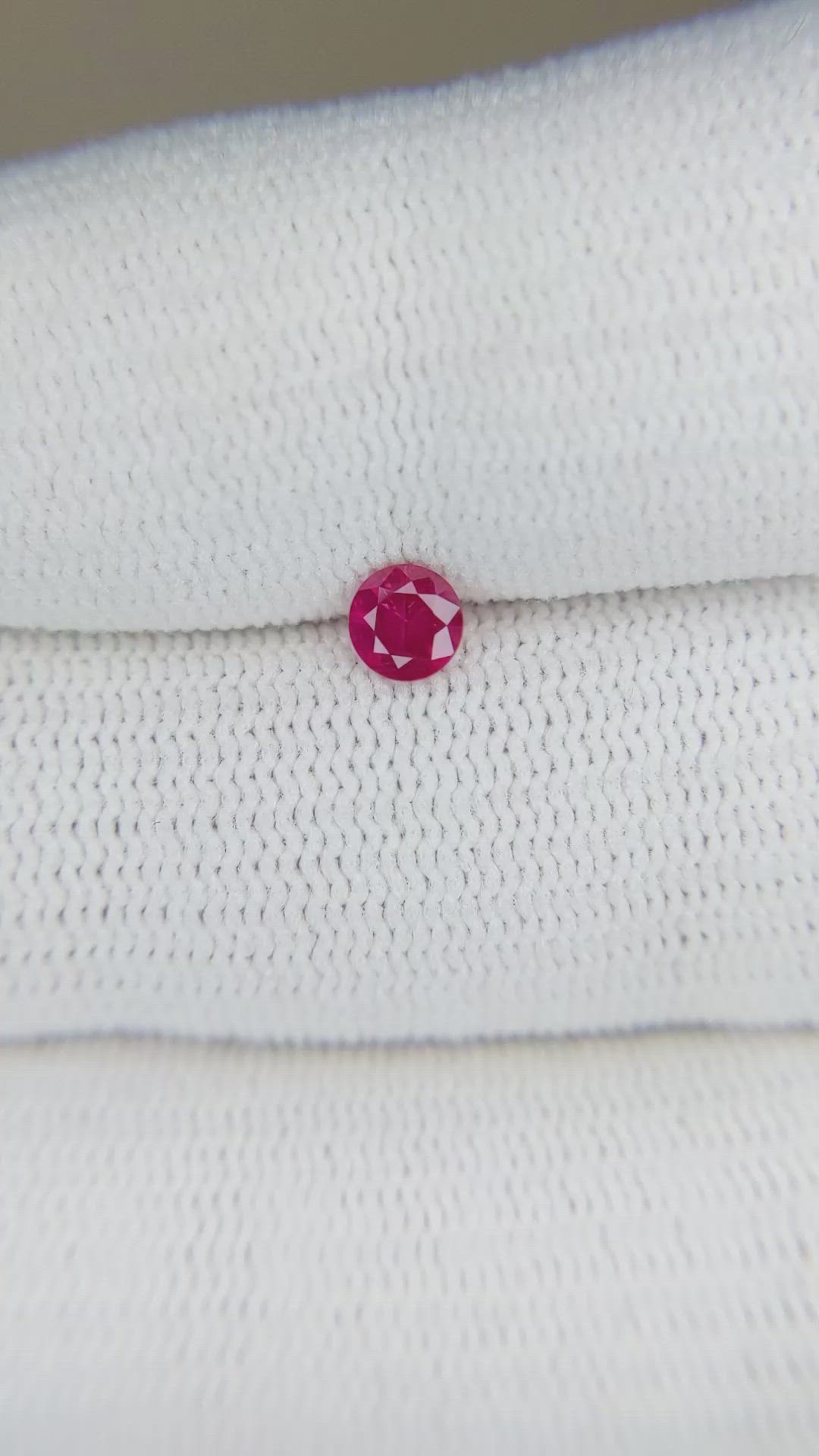0.29 Ct. Ruby from Mozambique Size Video