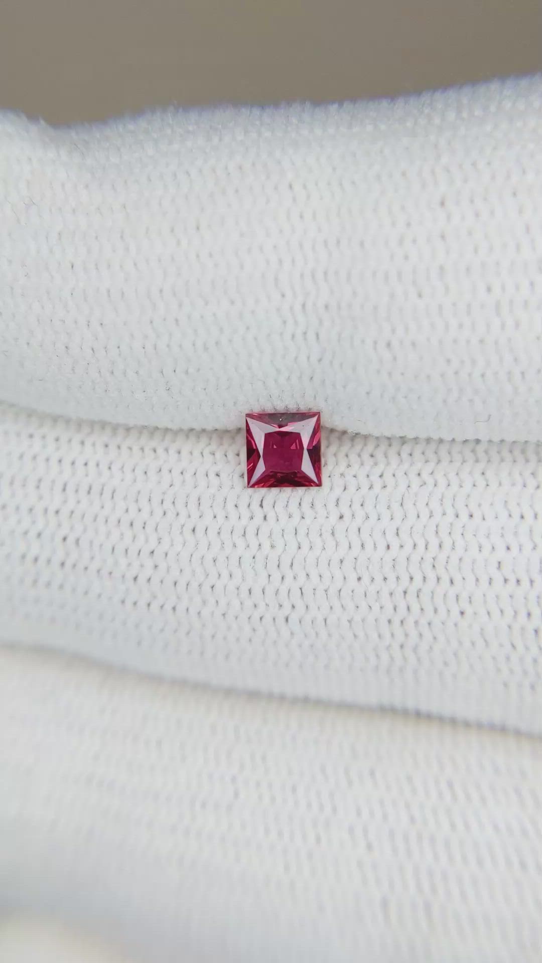 0.36 Ct. Ruby from Mozambique Size Video