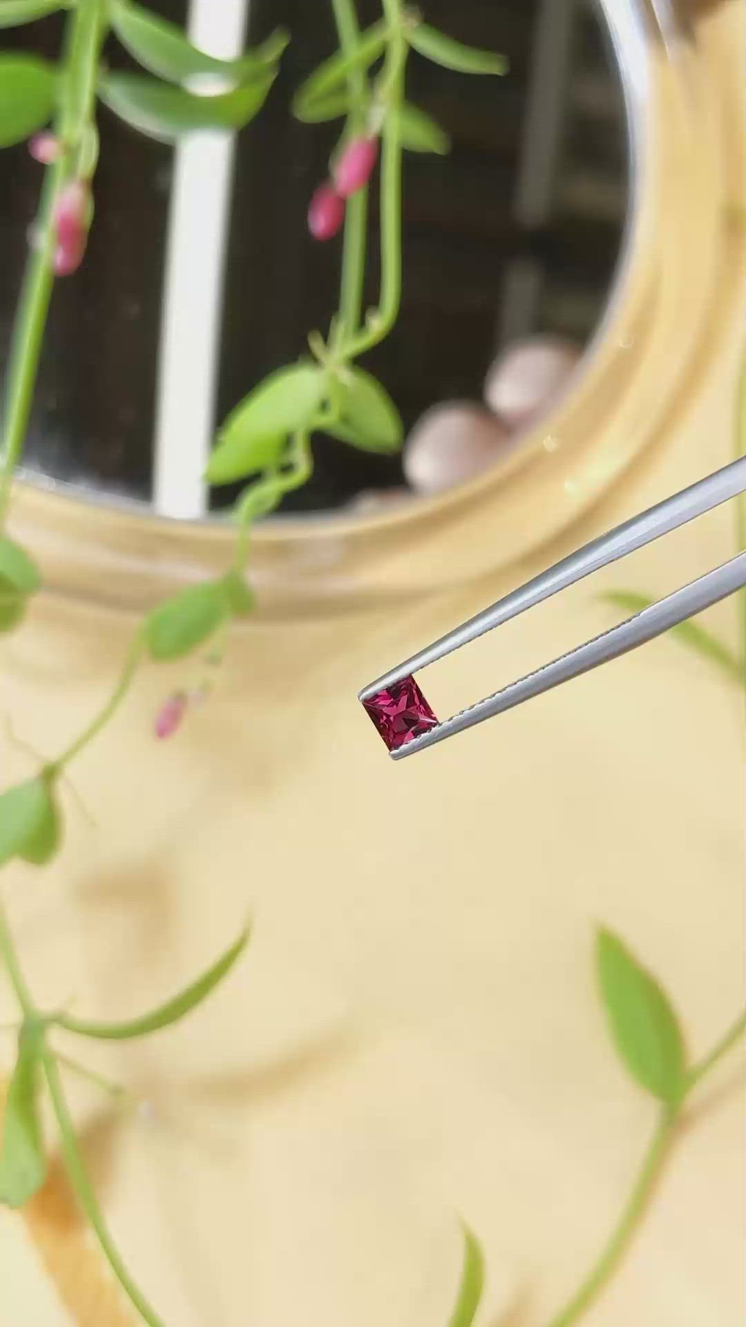 0.36 Ct. Ruby from Mozambique Size Video