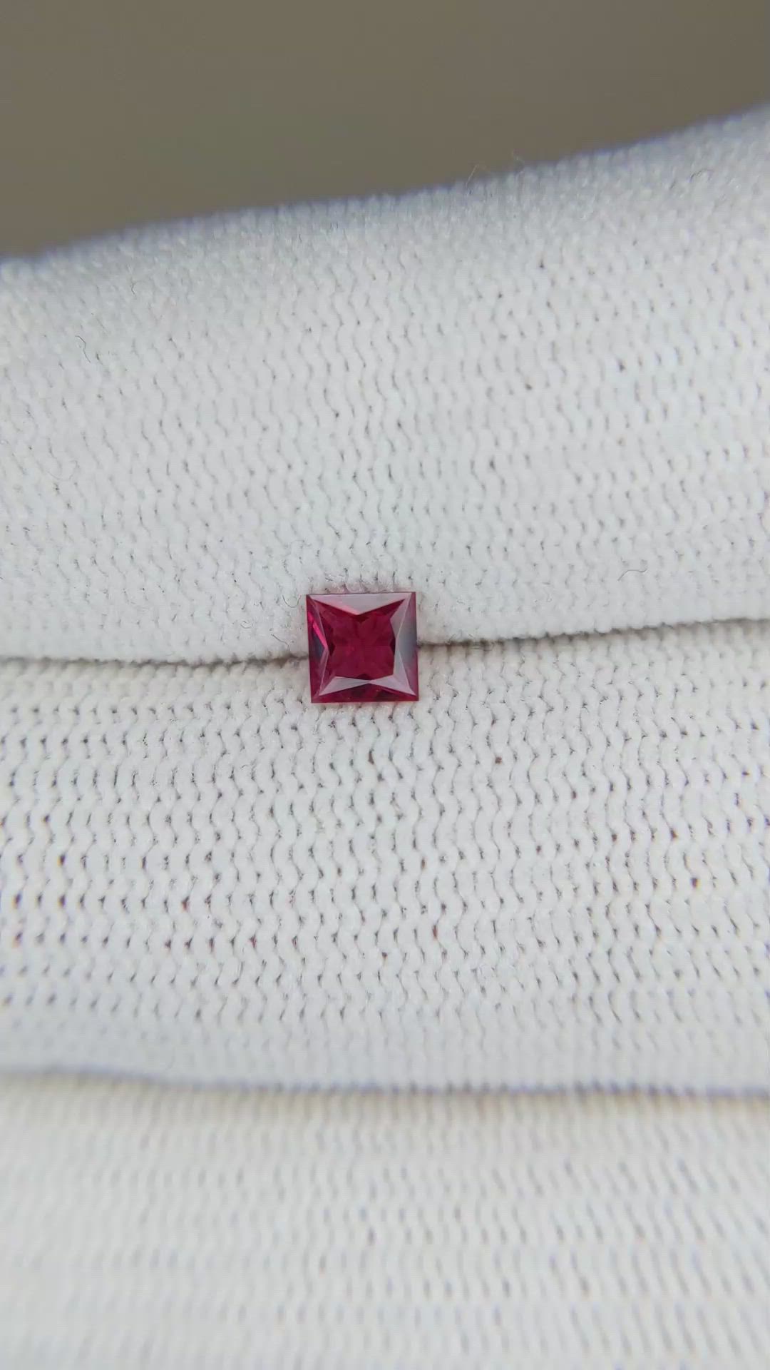 0.38 Ct. Ruby from Mozambique Size Video