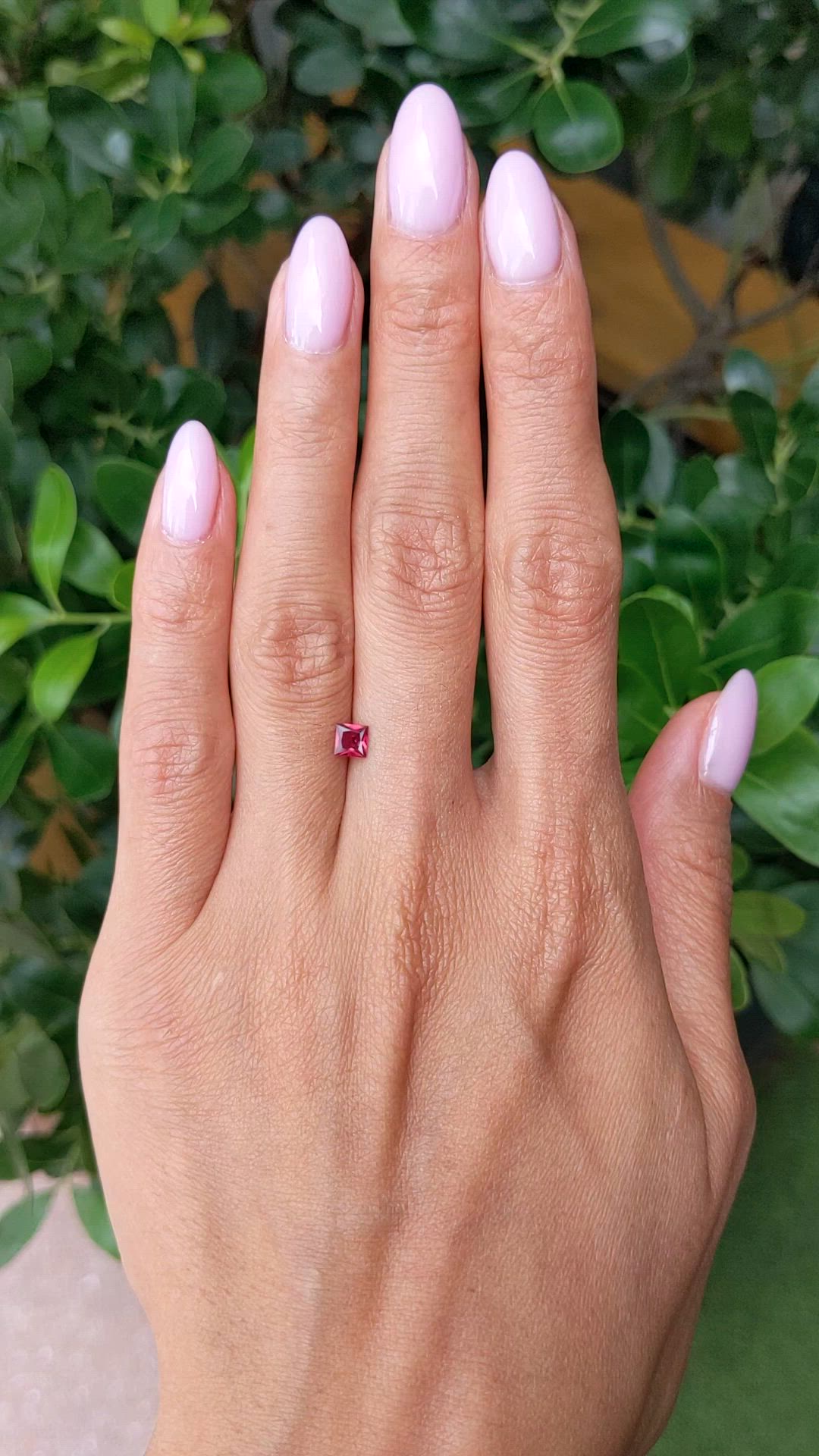 0.38 Ct. Ruby from Mozambique Size Video