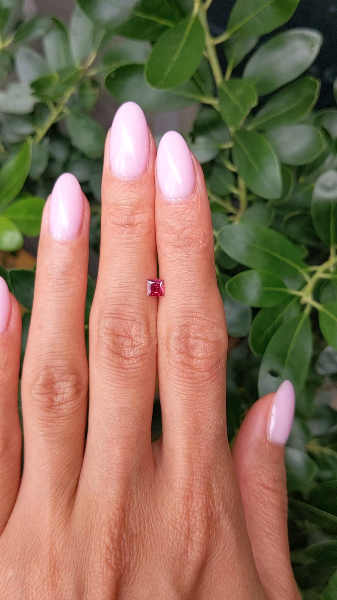 0.38 Ct. Ruby from Mozambique Size Video