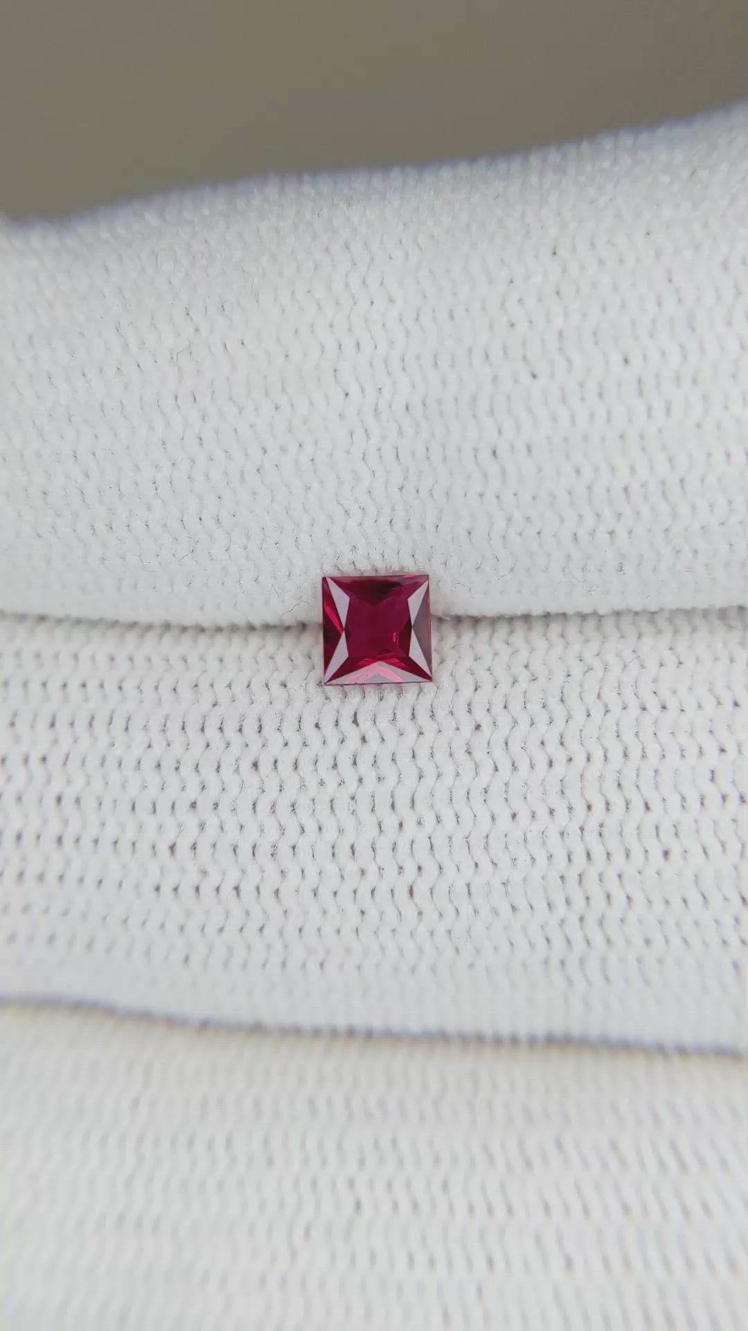 0.35 Ct. Ruby from Mozambique Size Video