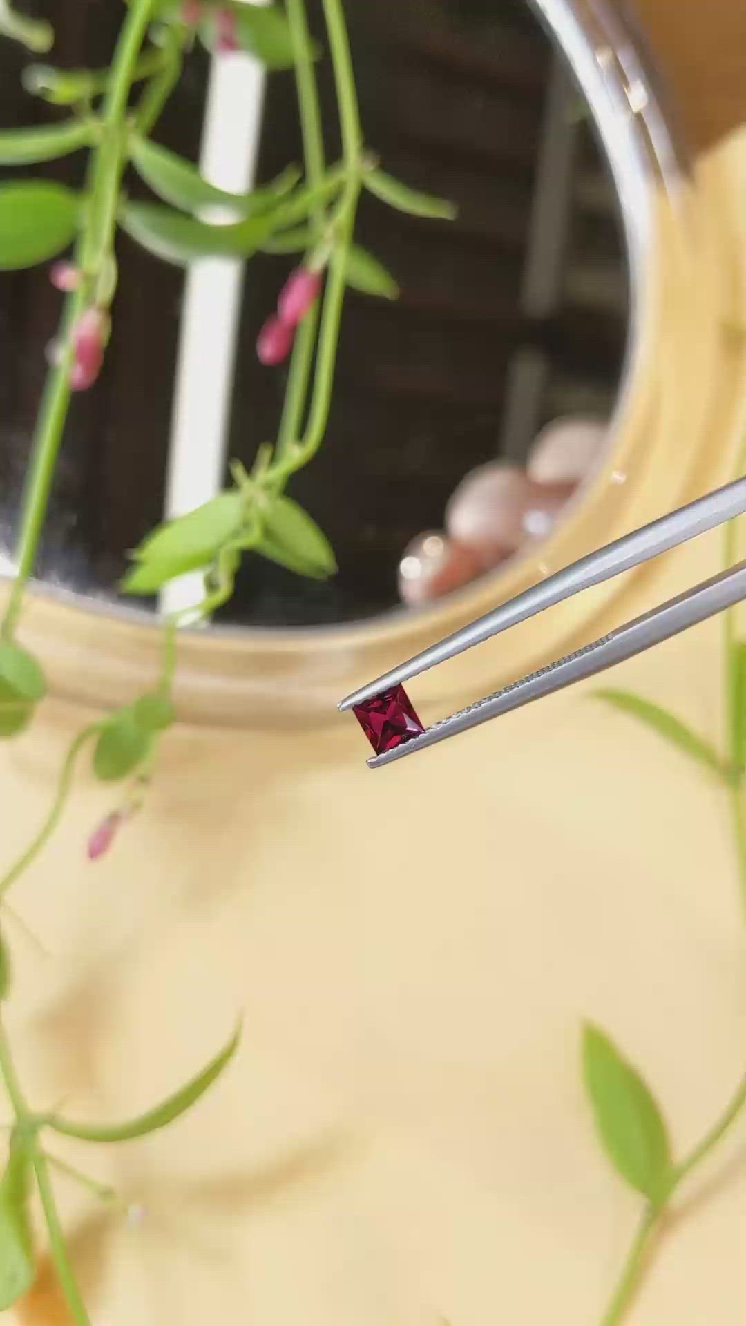 0.33 Ct. Ruby from Mozambique Size Video