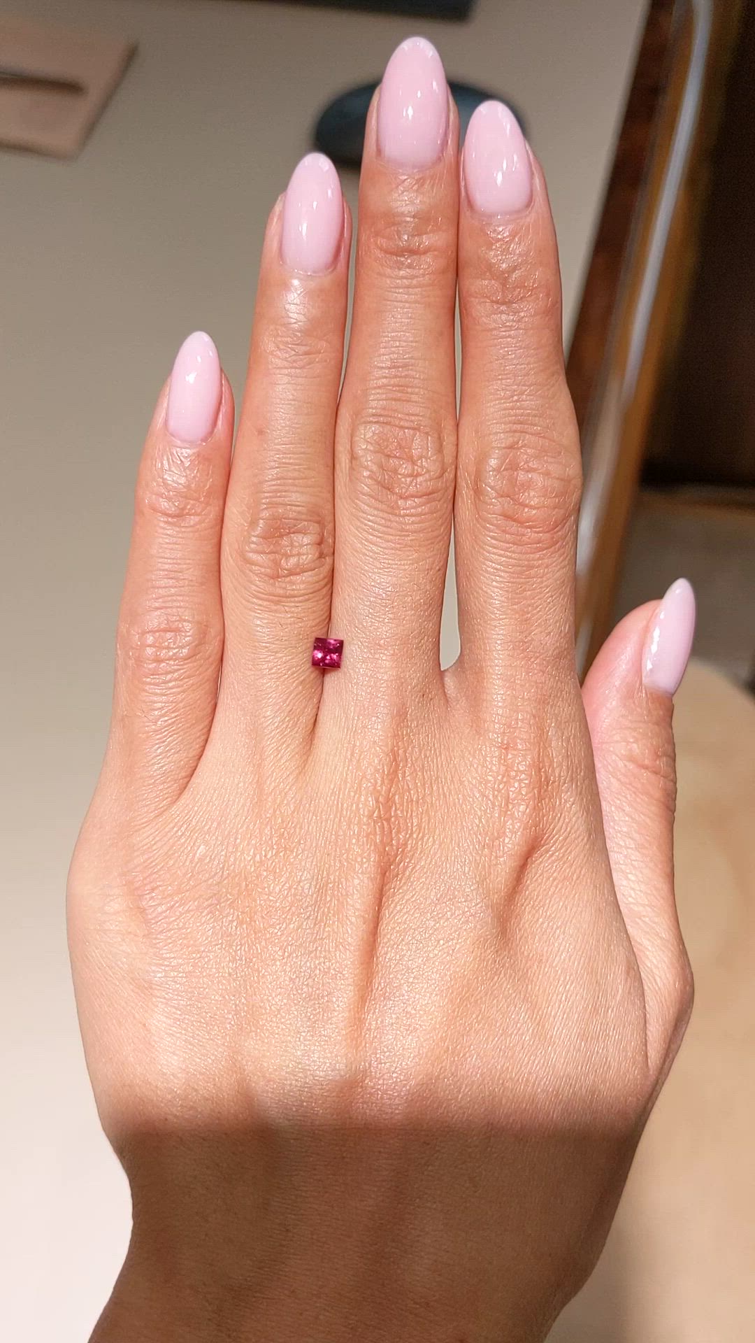 0.41 Ct. Ruby from Mozambique Size Video