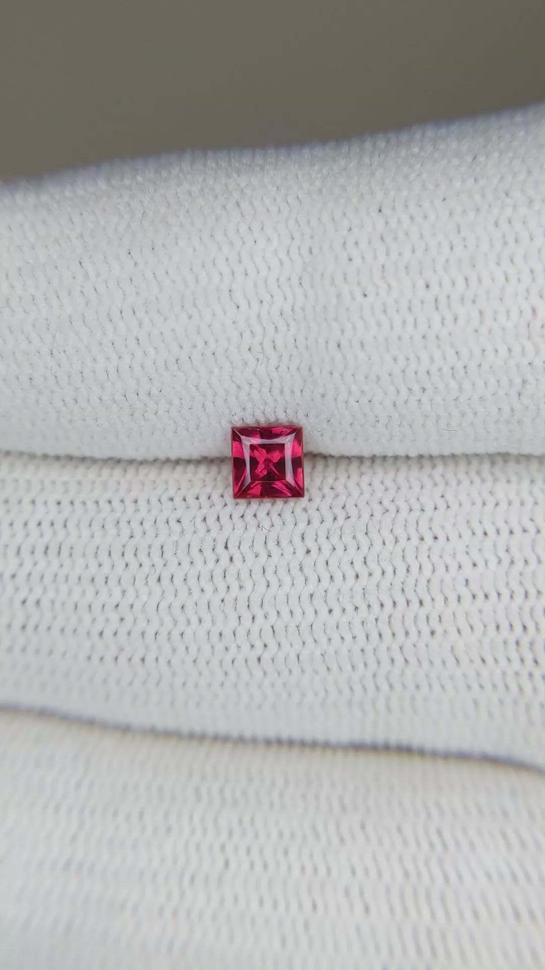 0.41 Ct. Ruby from Mozambique Size Video