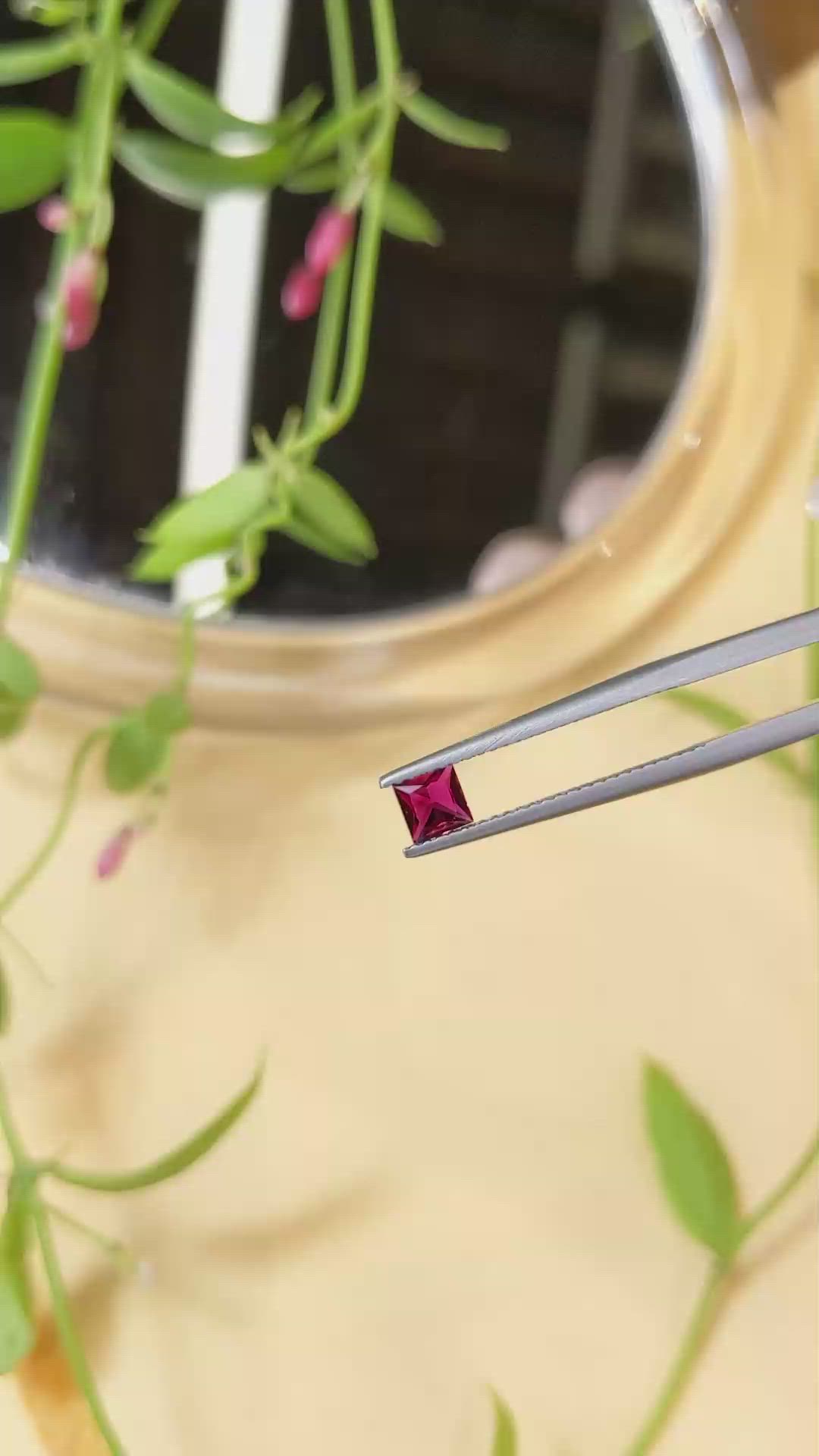 0.35 Ct. Ruby from Mozambique Size Video