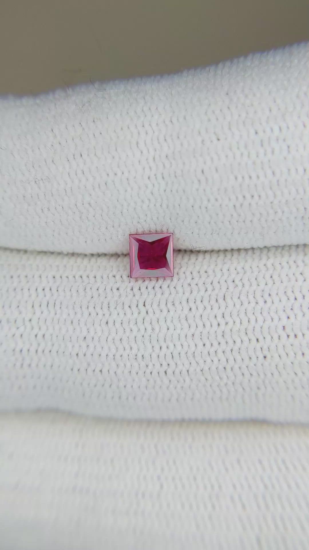 0.35 Ct. Ruby from Mozambique Size Video