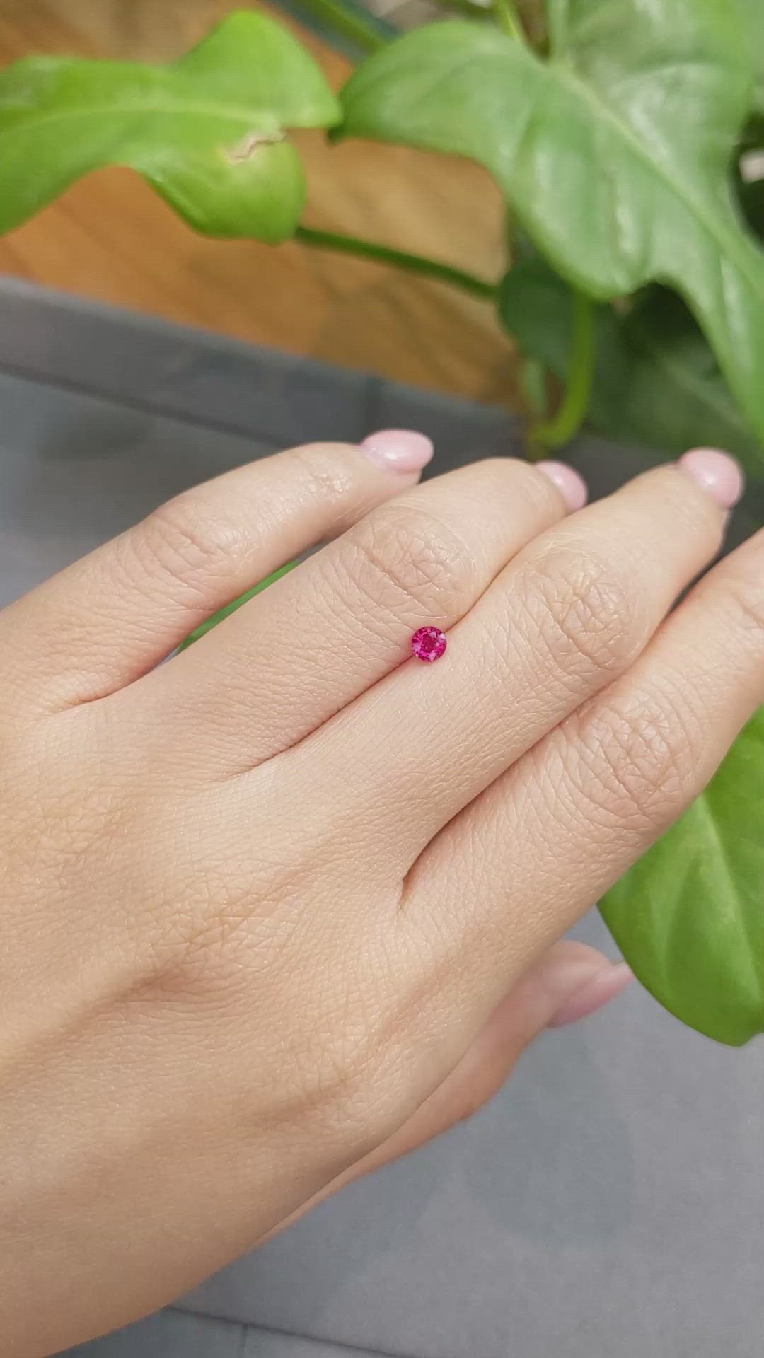 0.25 Ct. Ruby from Thailand Size Video