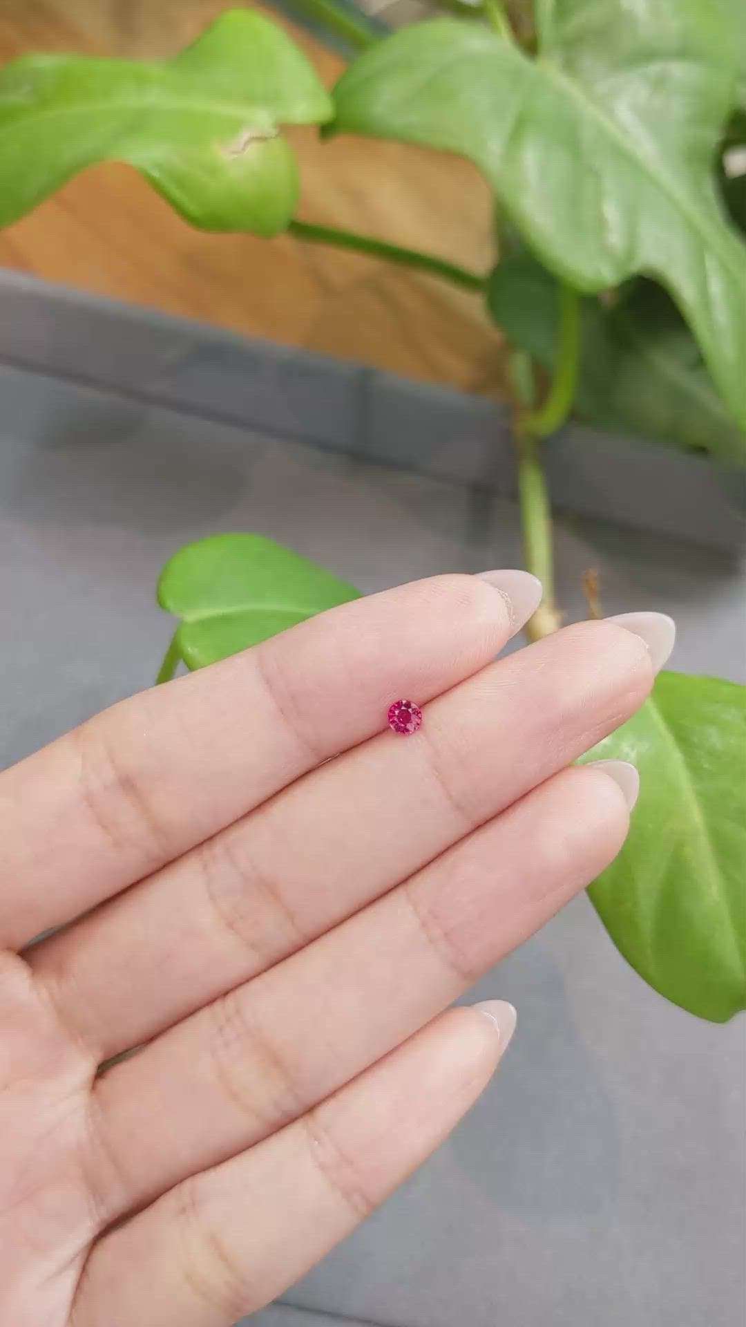 0.25 Ct. Ruby from Thailand Size Video