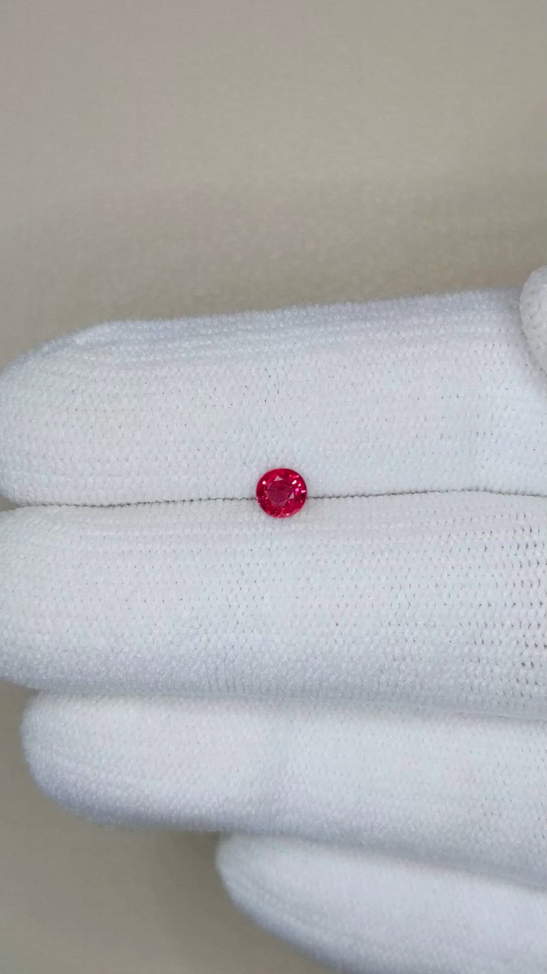 0.24 Ct. Ruby from Thailand Size Video